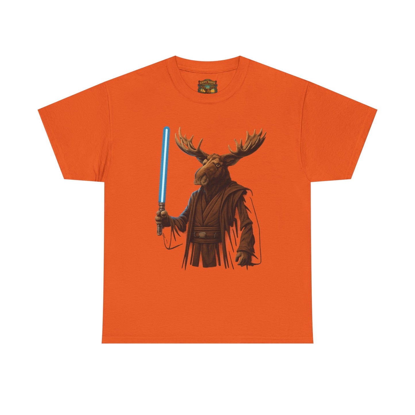 Moose Wars T‑Shirt — Funny Star Wars Inspired Moose with Lightsaber