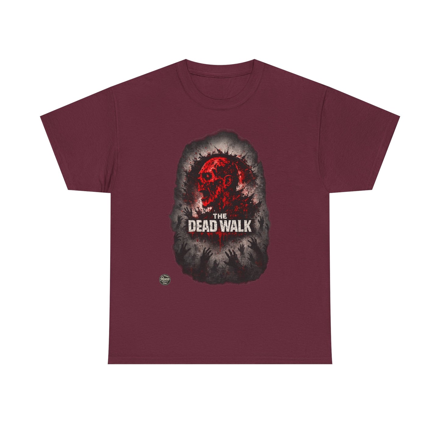 Zombie Graphic Tee — "The Dead Walk" Horror T-Shirt EZ003