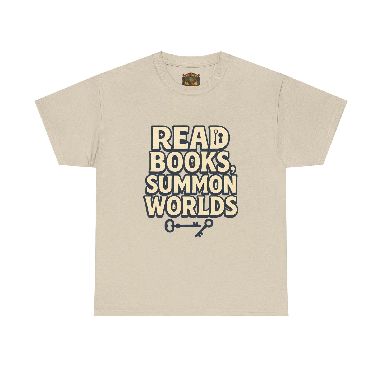Read Books Summon Worlds T-Shirt — Literary Fantasy Book Lover Tee