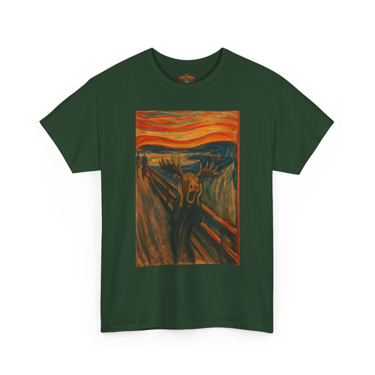 The Scream Art Print T‑Shirt — Vintage Expressionist Graphic Tee