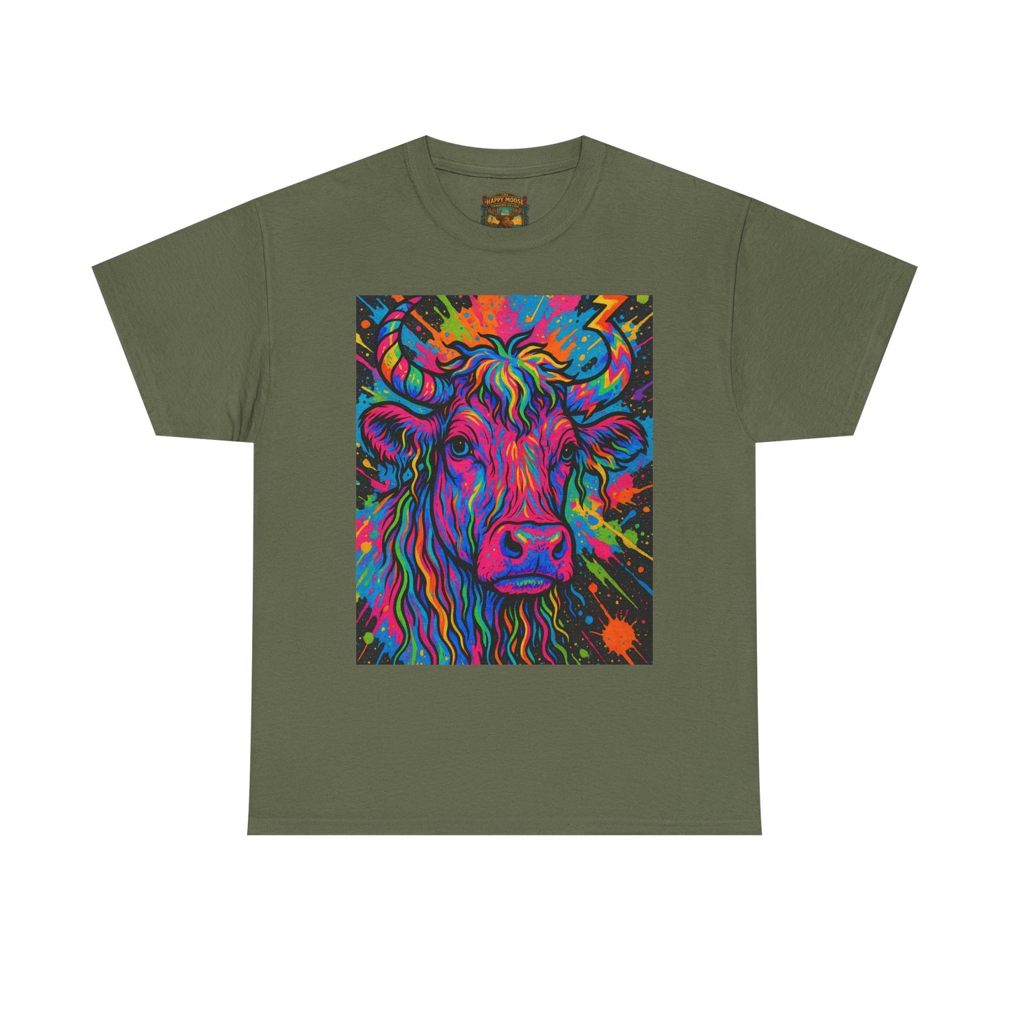 Psychedelic Cow Art Tee