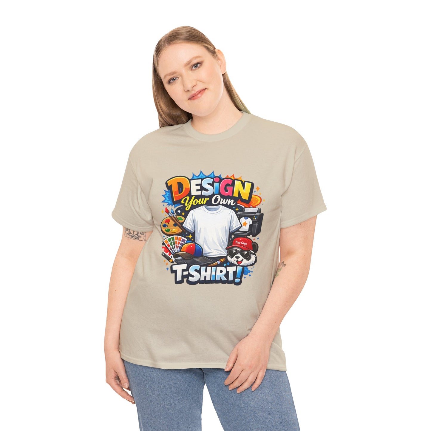 Custom 'Design Your Own' T-Shirt — Personalized Graphic Tee (Front Print)