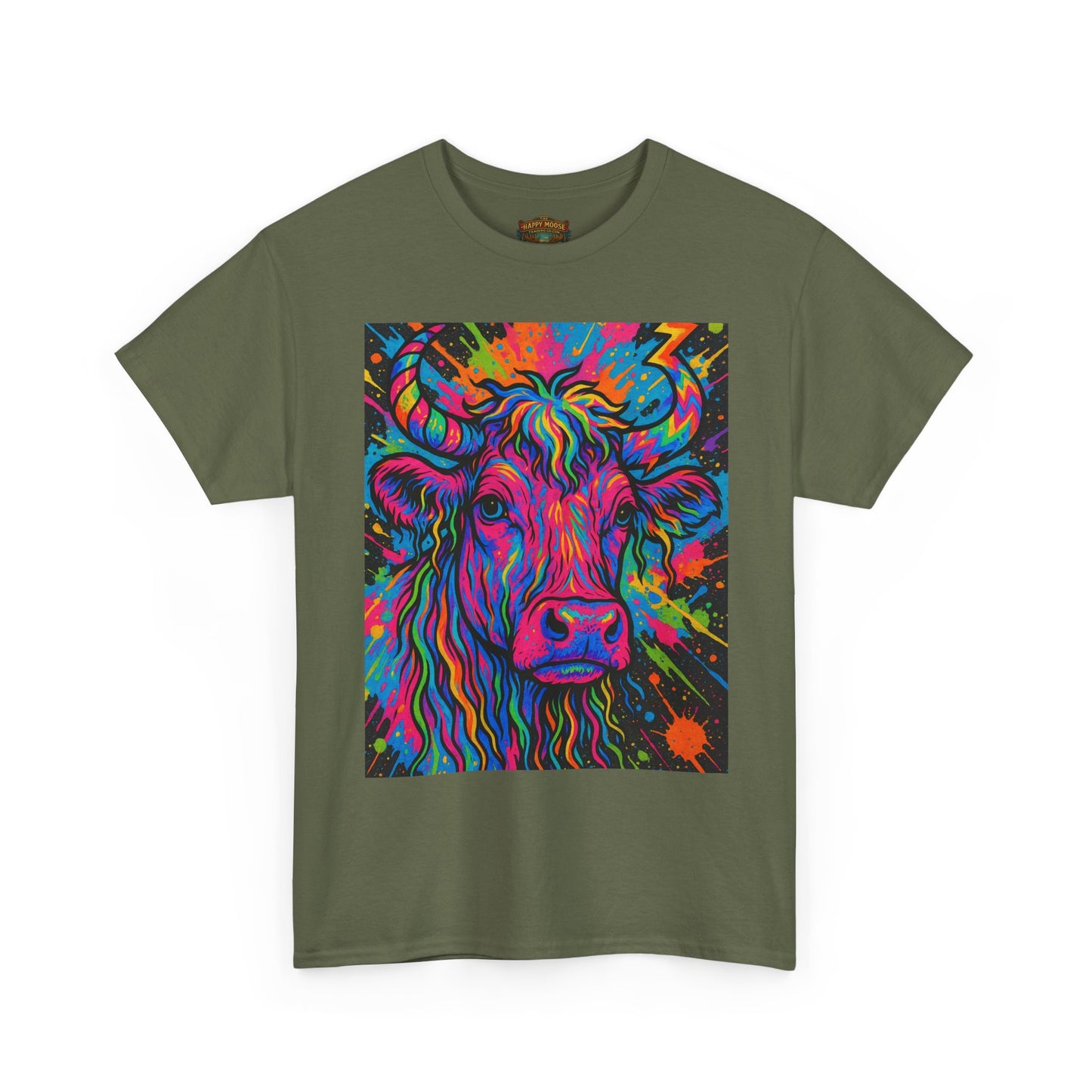Psychedelic Cow Art Tee