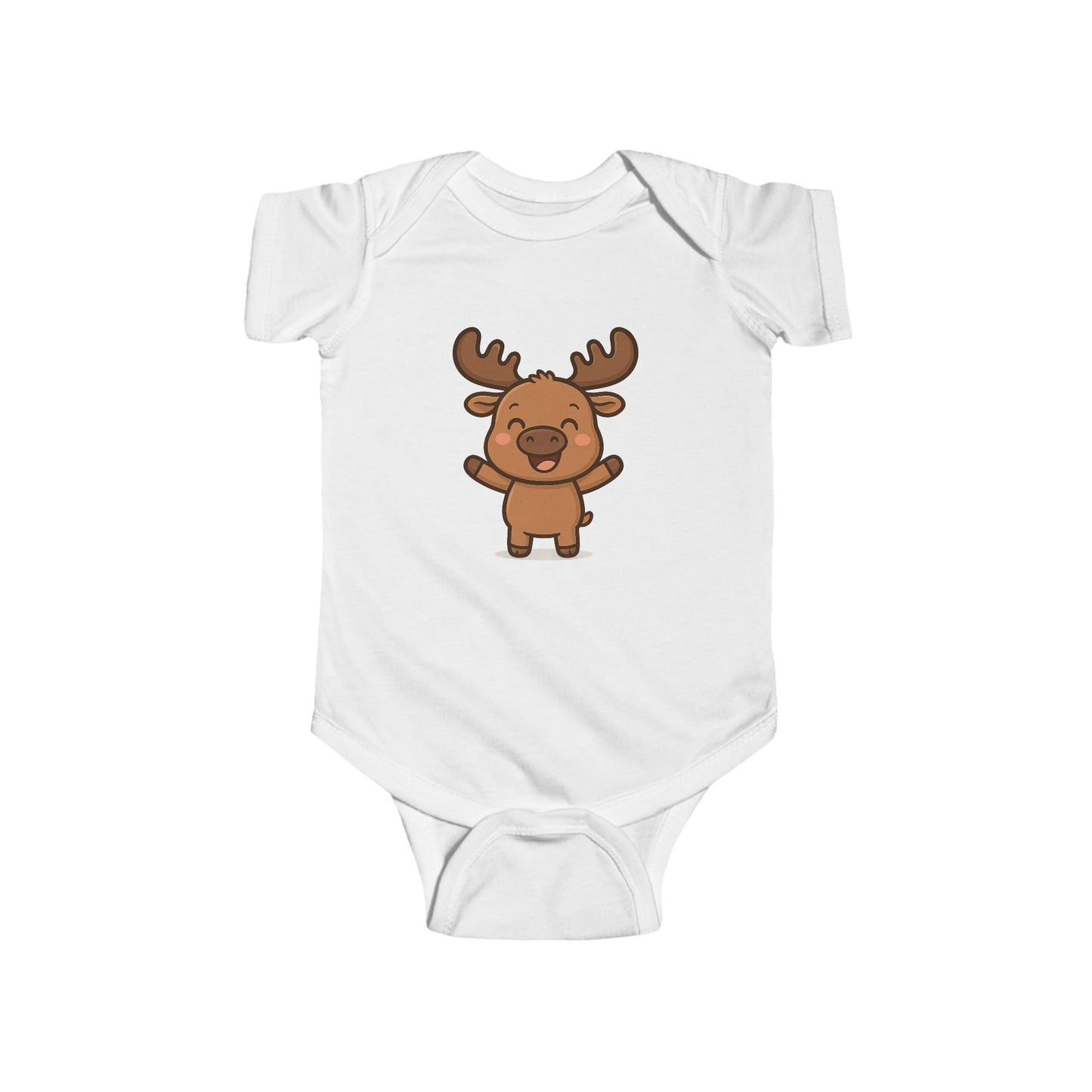 Cute Moose Baby Bodysuit – Adorable Infant Onesie