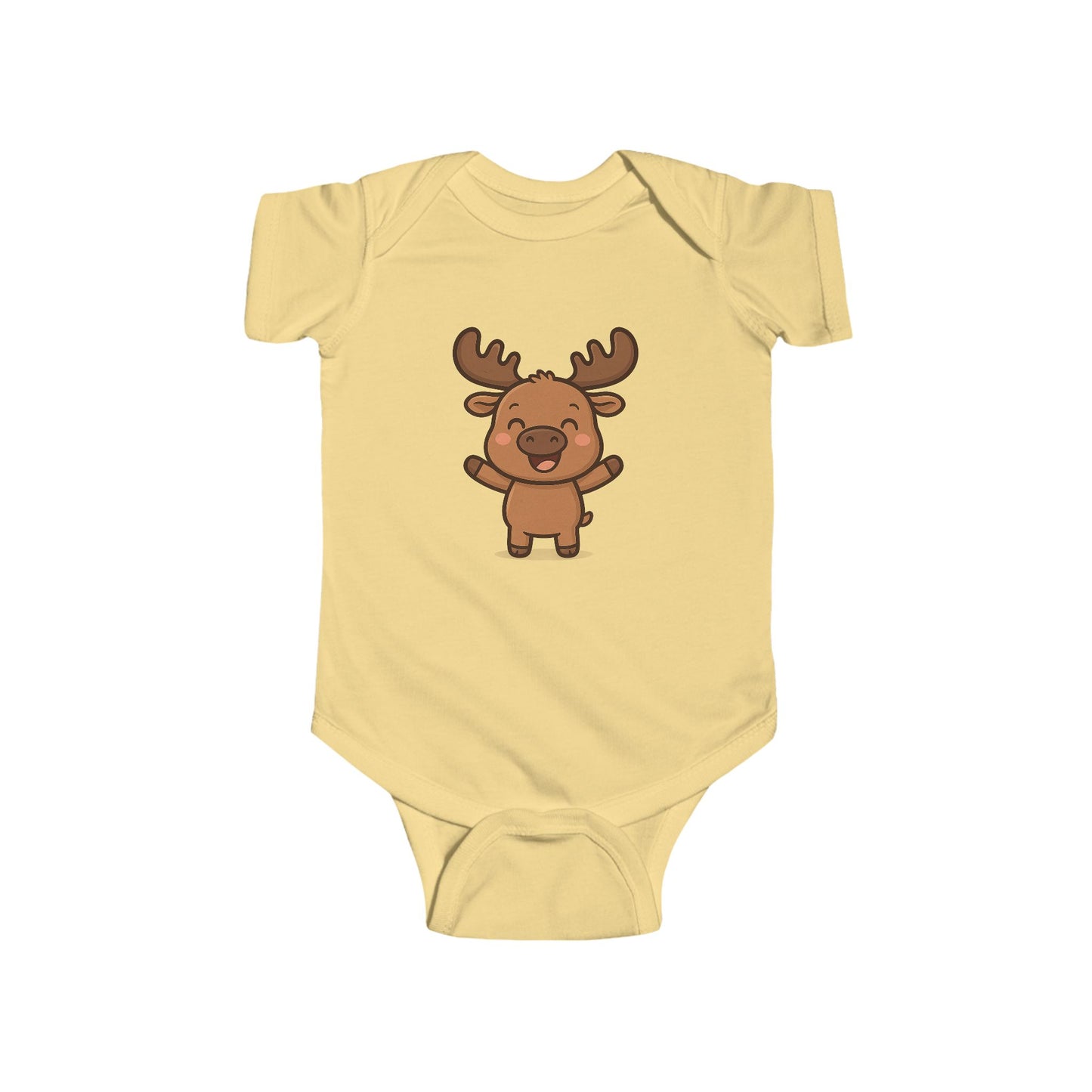 Cute Moose Baby Bodysuit – Adorable Infant Onesie