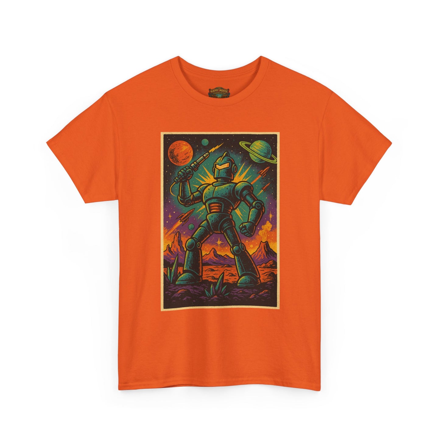 Space Robot T-Shirt | Retro Astronaut Droid Graphic Tee
