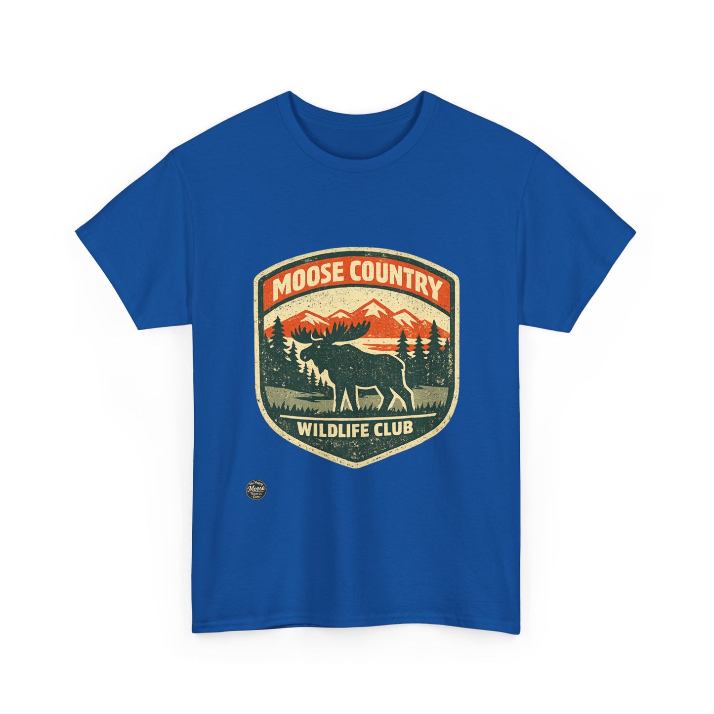 Moose Country Wildlife Club T-Shirt — Outdoor Hunting & Nature Tee