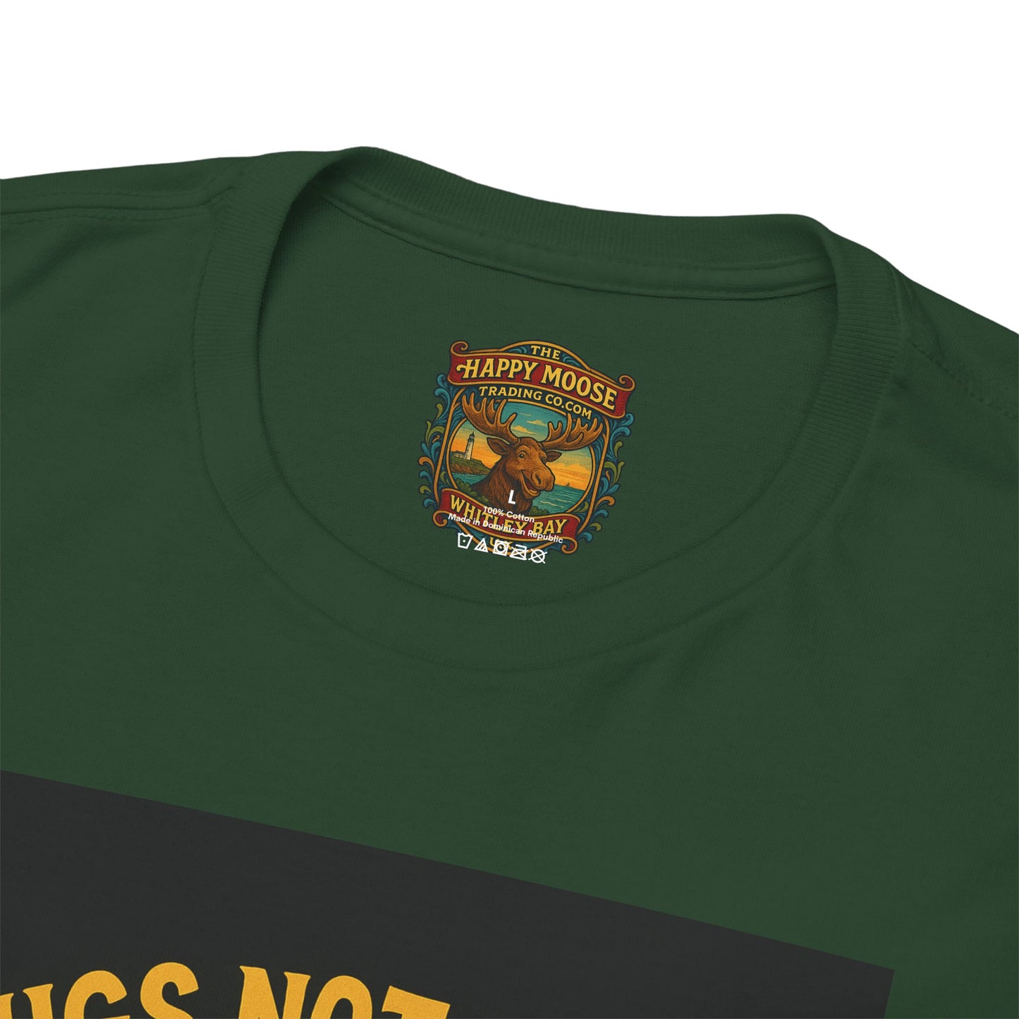 Pugs Not Drugs T-Shirt | Funny Pug Anti-Drug Design