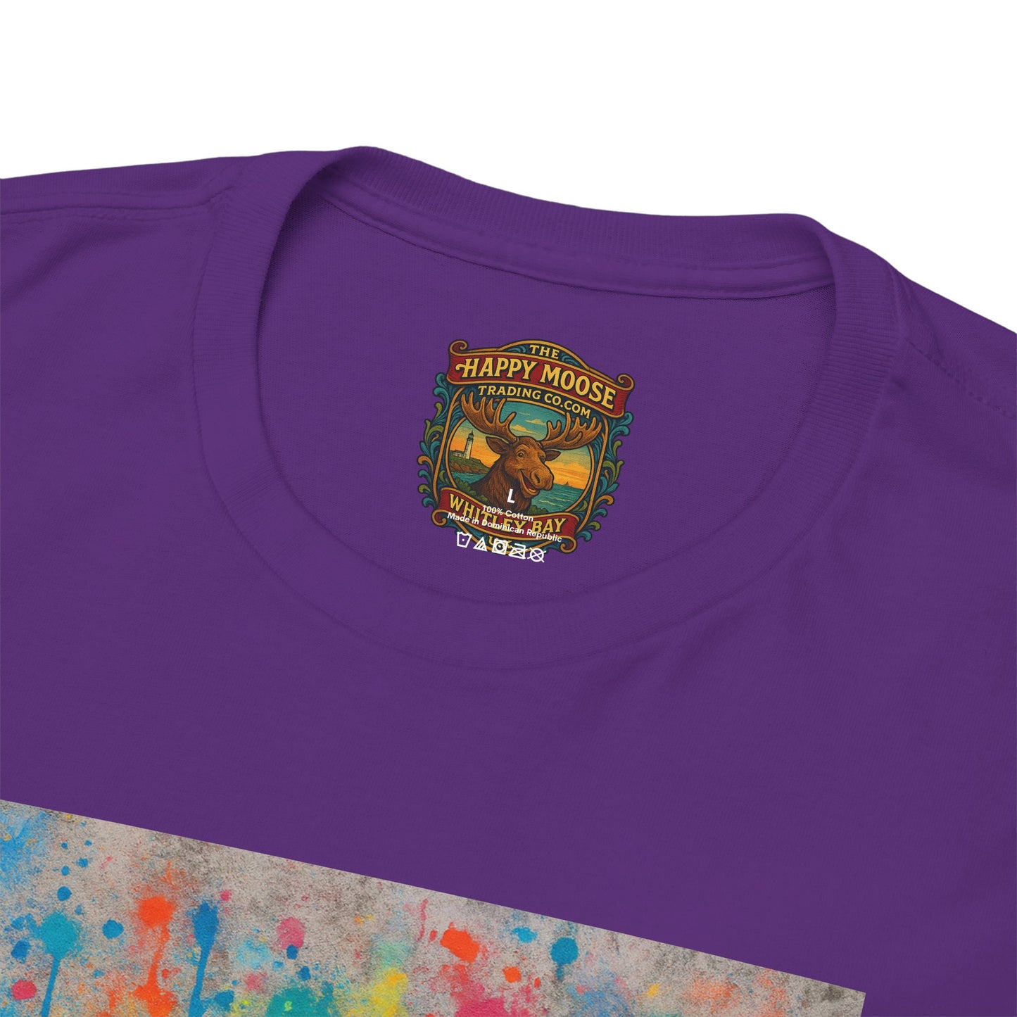Psychedelic Highland Cow T-Shirt | Retro Rainbow Cow Art 8