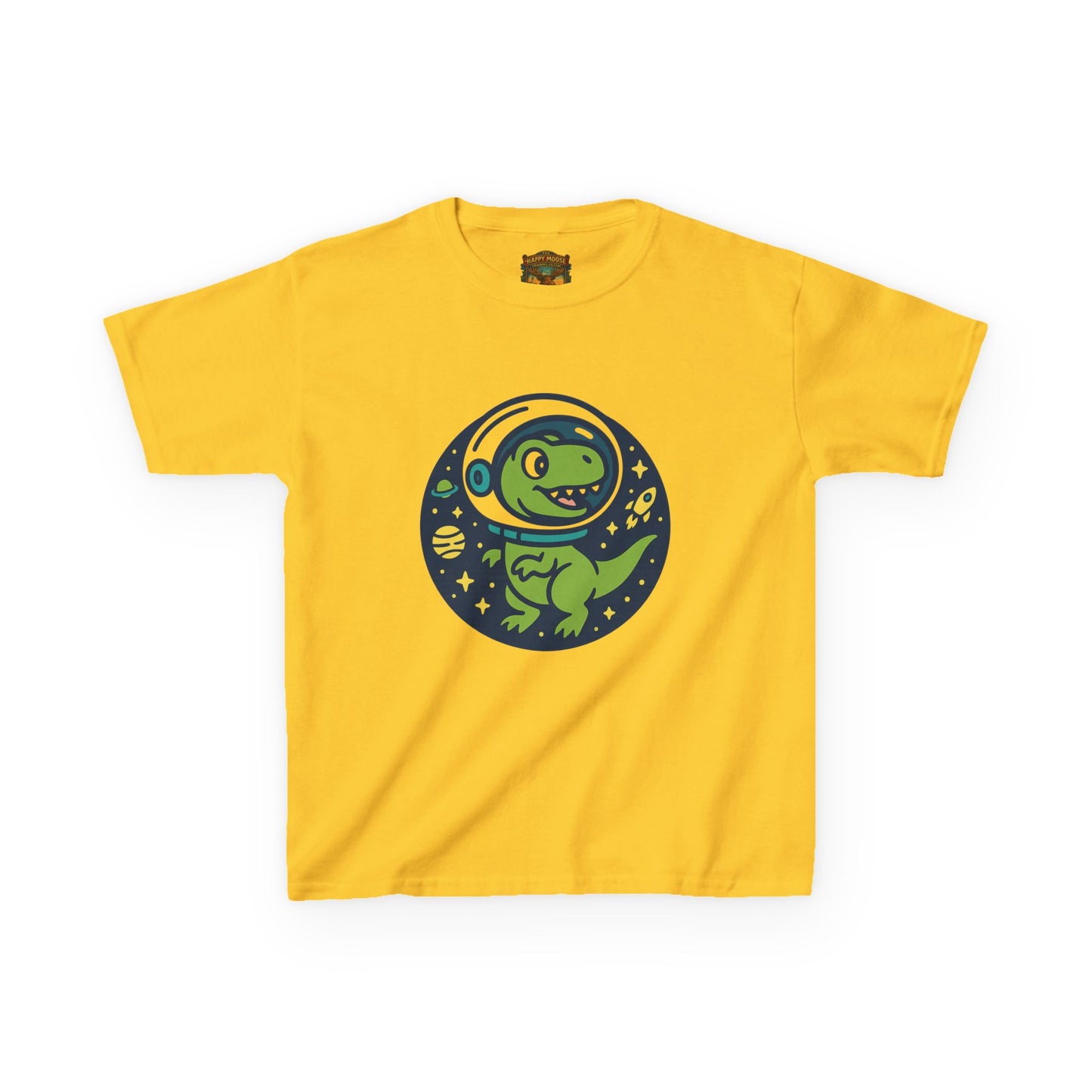 Kids Tee — Space Dino Astronaut Graphic
