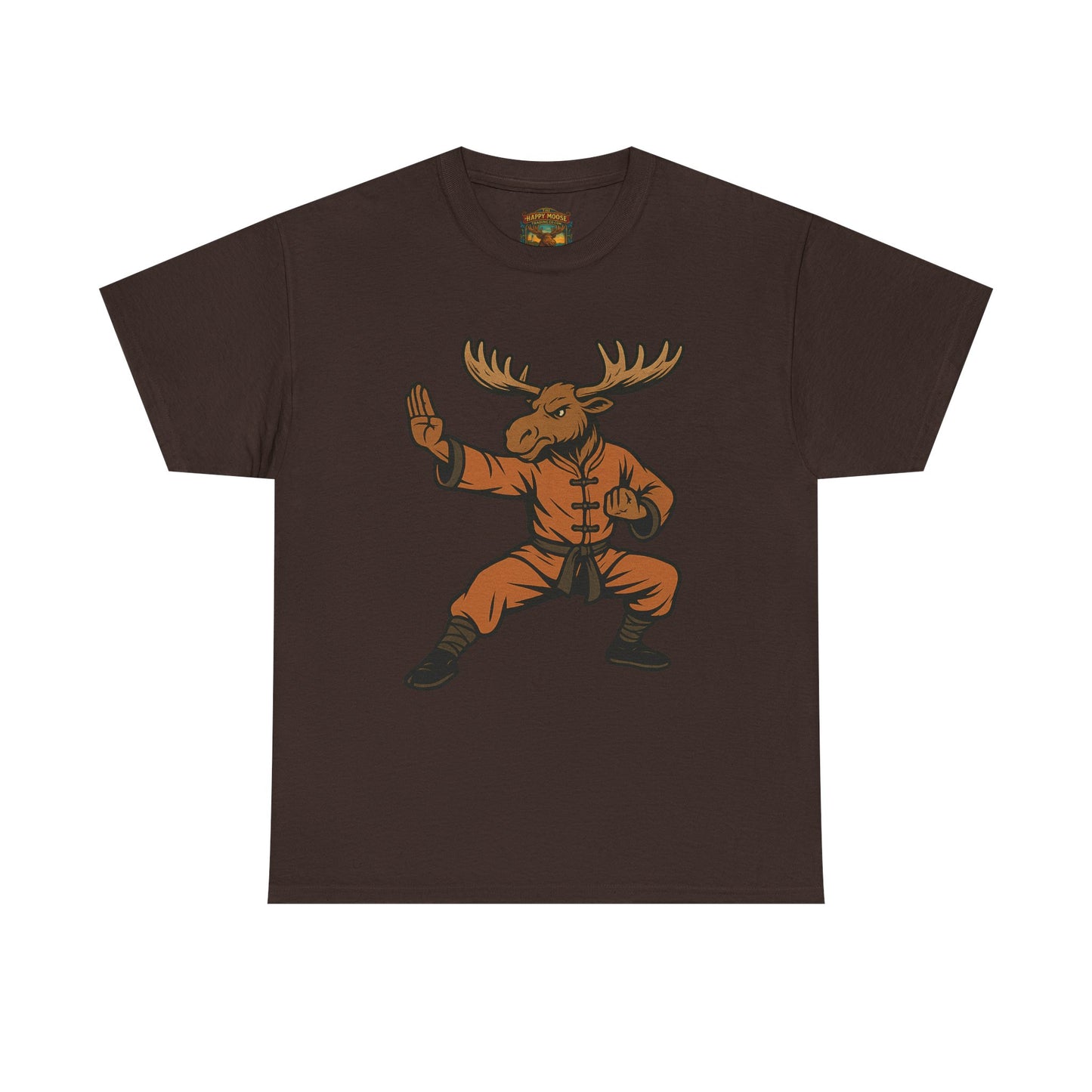 Moose Lee Kung Fu T-Shirt — Martial Arts Moose Graphic Tee