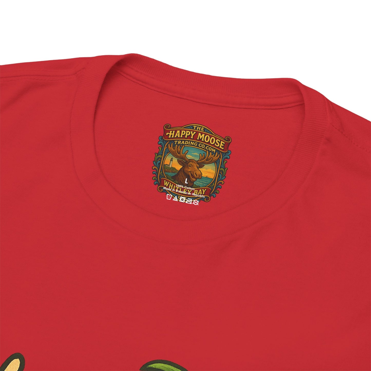 Moose Beach Vacation T-Shirt — Relaxing Tropical Moose Graphic Tee