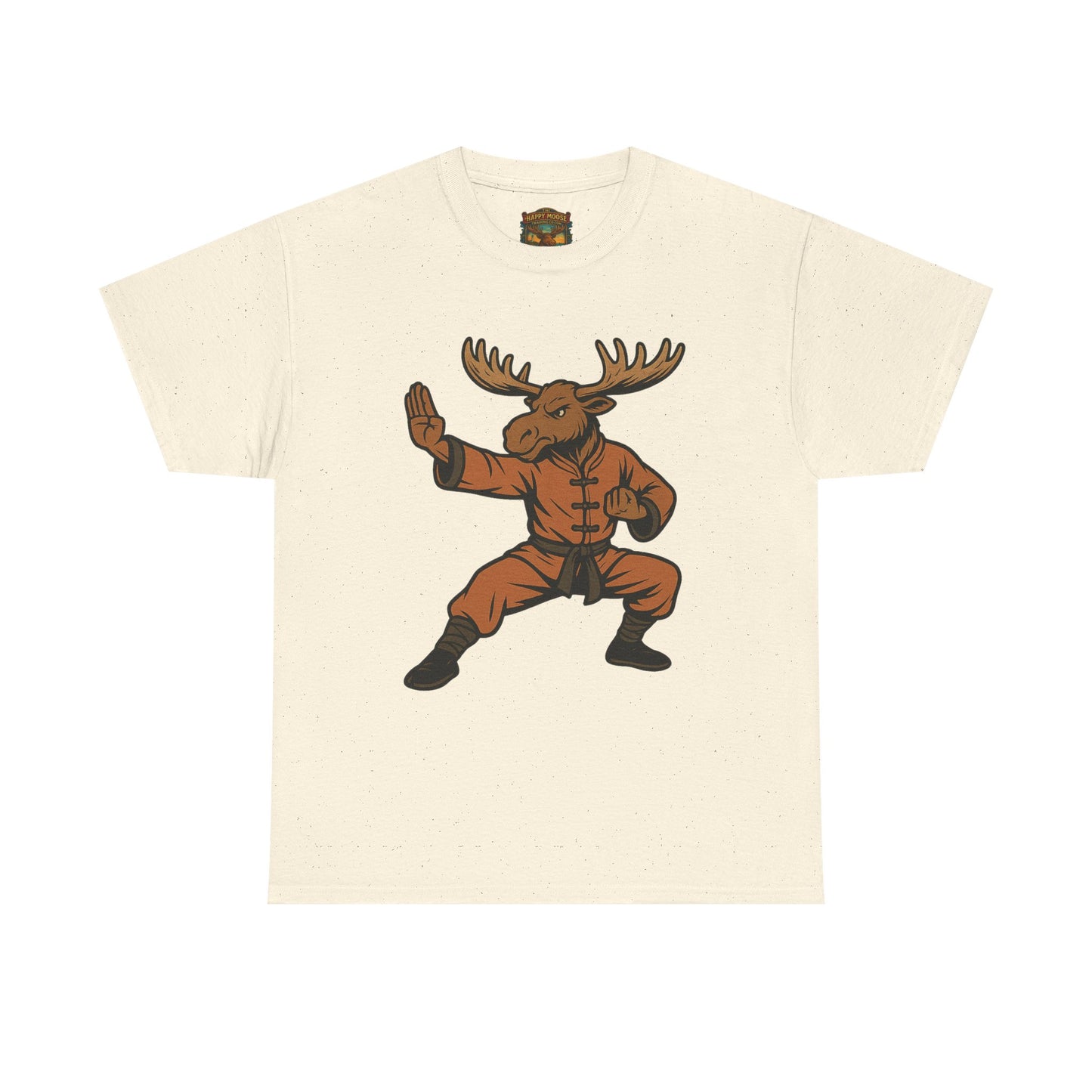 Moose Lee Kung Fu T-Shirt — Martial Arts Moose Graphic Tee