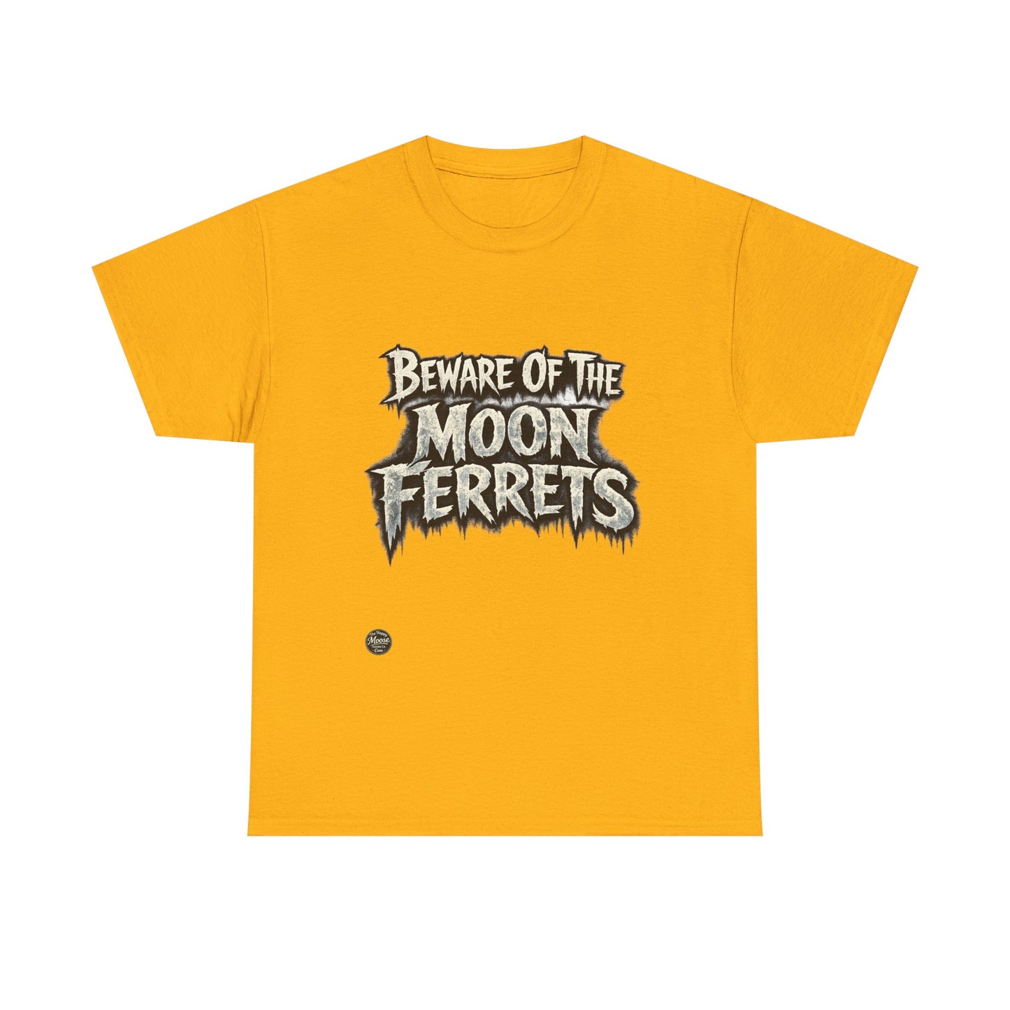 Beware of the Moon Ferrets T-Shirt — Cute Spooky Ferret Graphic Tee