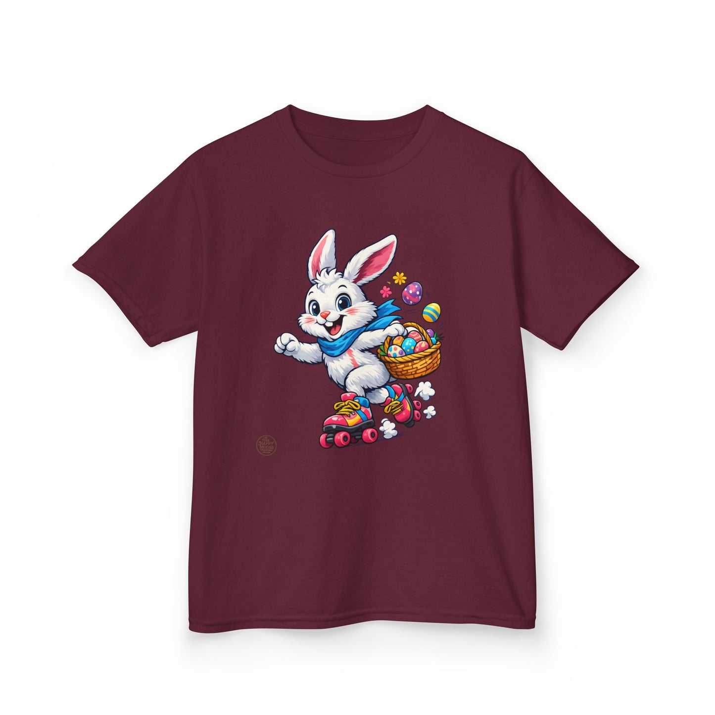 Kids Easter Bunny T-Shirt — Bunny with Easter Eggs Basket