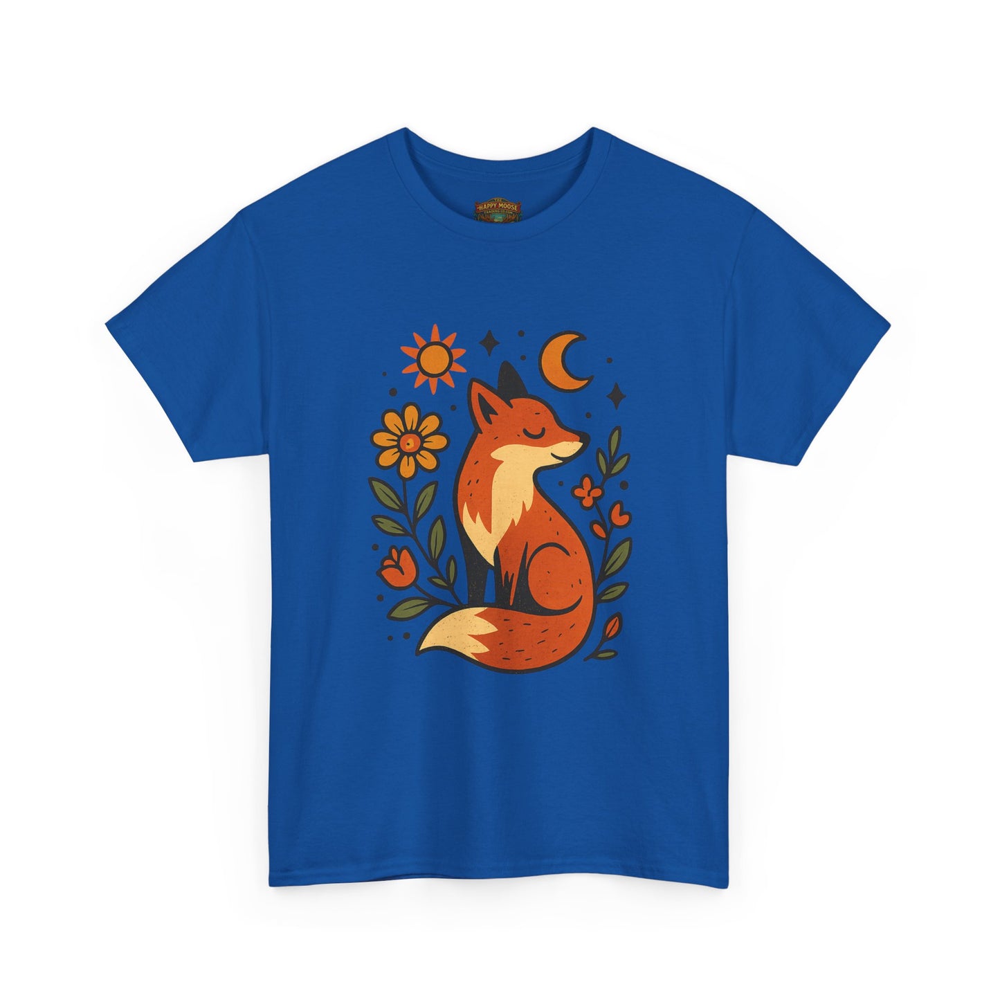 Fox Illustration T-Shirt | Cute Woodland Animal Tee