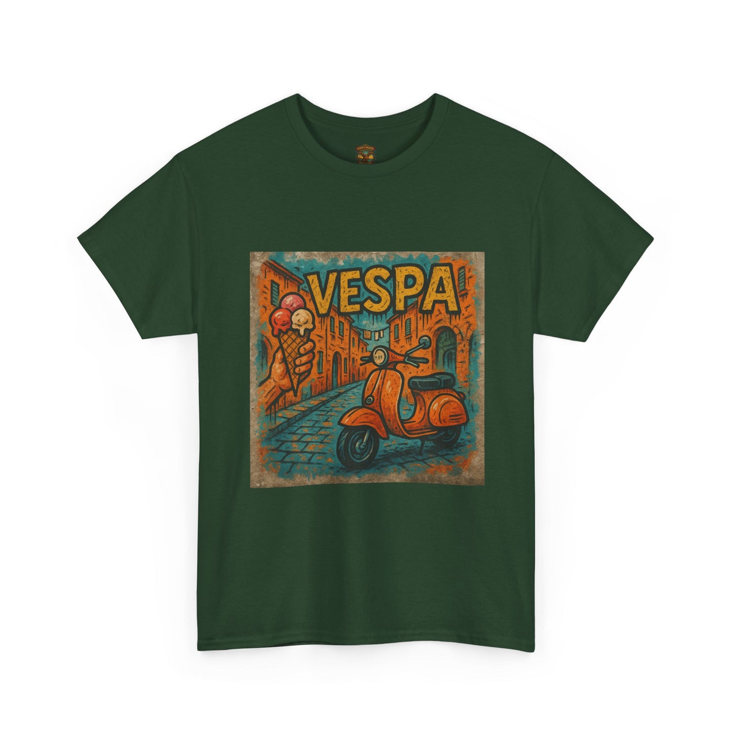 Vintage Scooter Gelato Tee| Vespa Ice Cream Italy T-Shirt