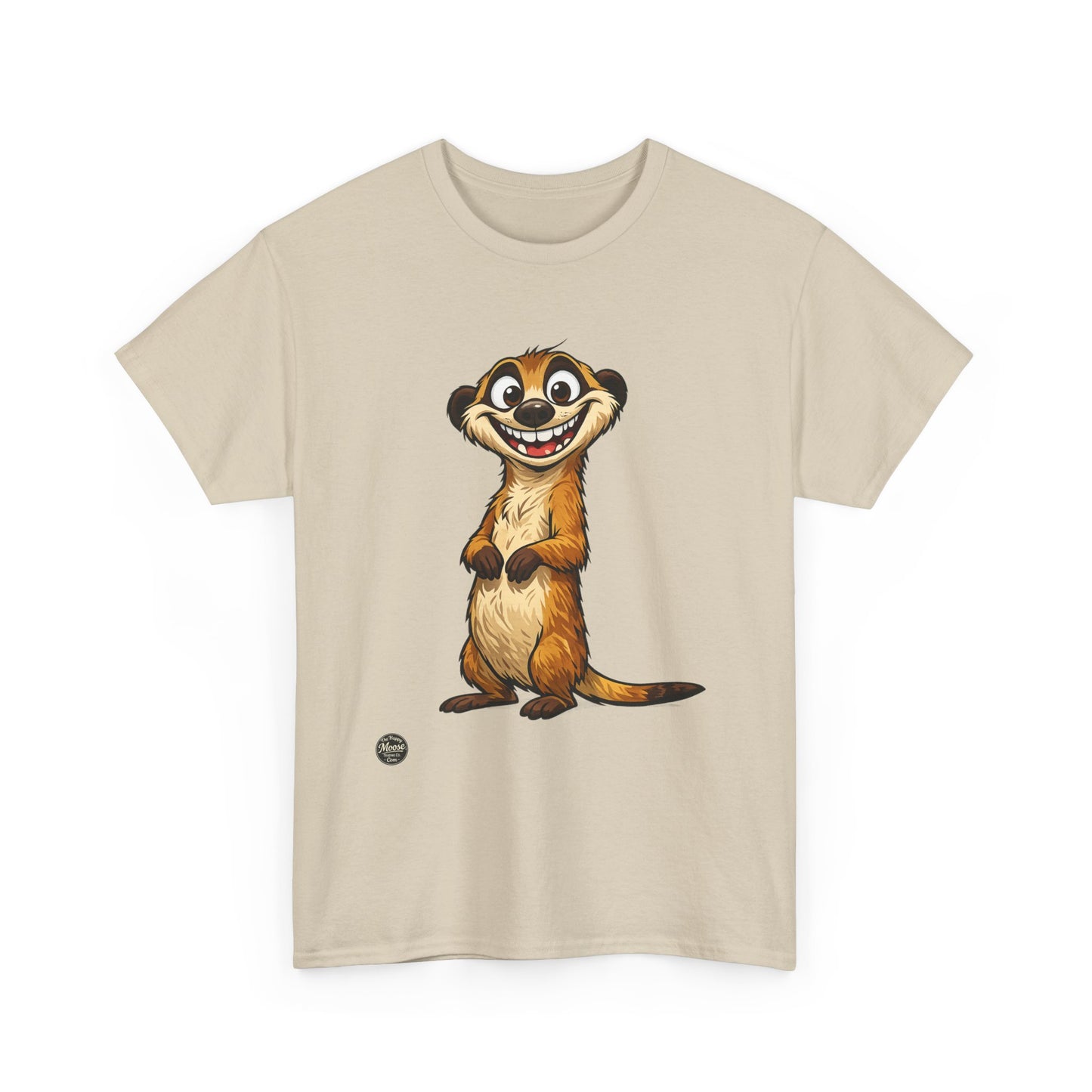 Meerkat Cute Cartoon T-Shirt — Playful Wildlife Tee