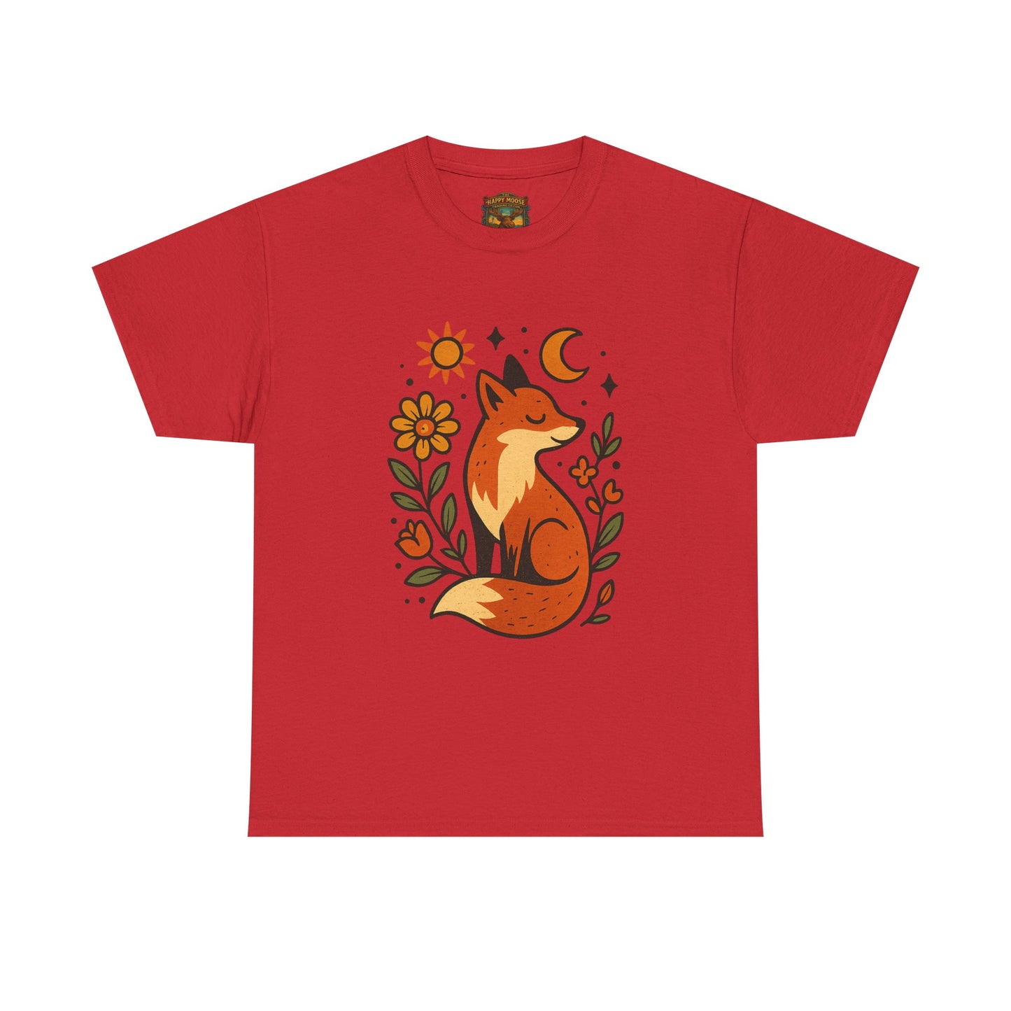 Fox Illustration T-Shirt | Cute Woodland Animal Tee