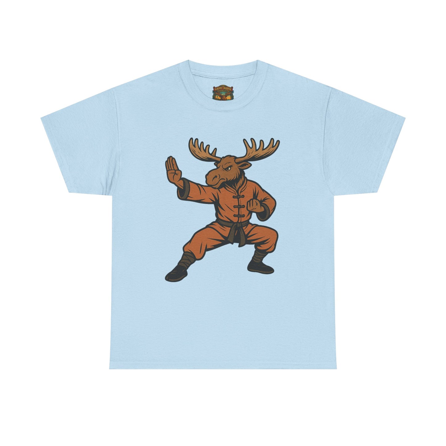 Moose Lee Kung Fu T-Shirt — Martial Arts Moose Graphic Tee