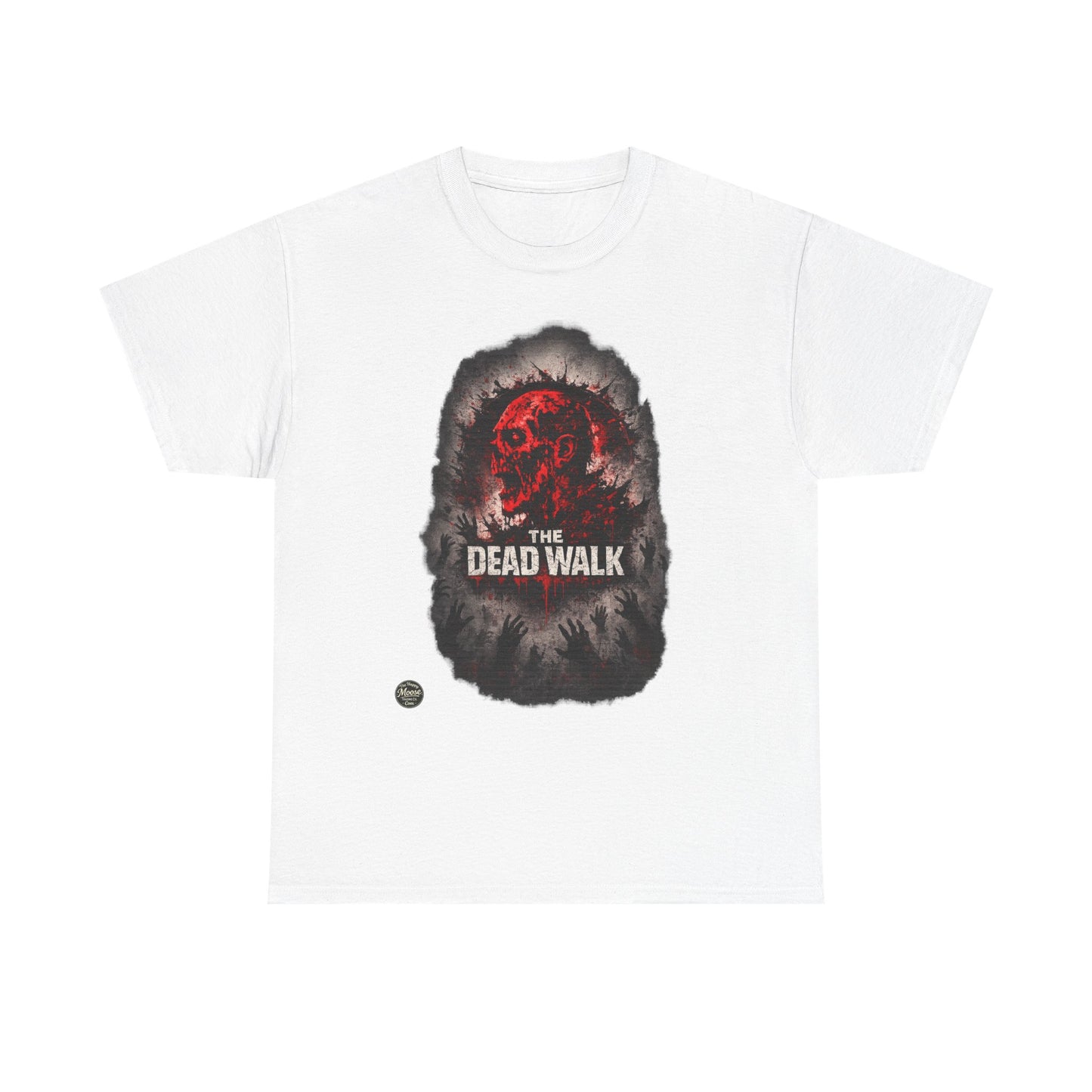 Zombie Graphic Tee — "The Dead Walk" Horror T-Shirt EZ003