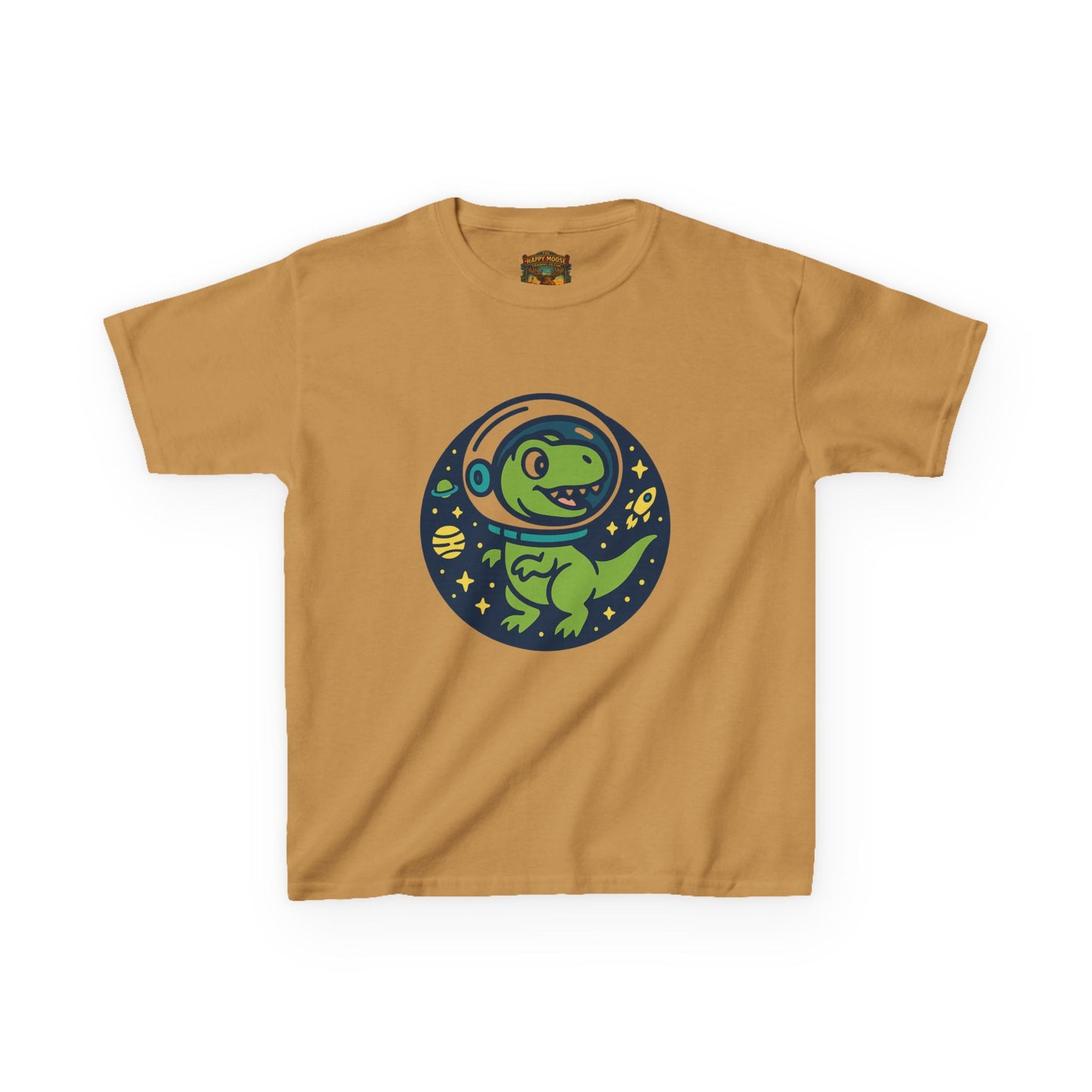 Kids Tee — Space Dino Astronaut Graphic