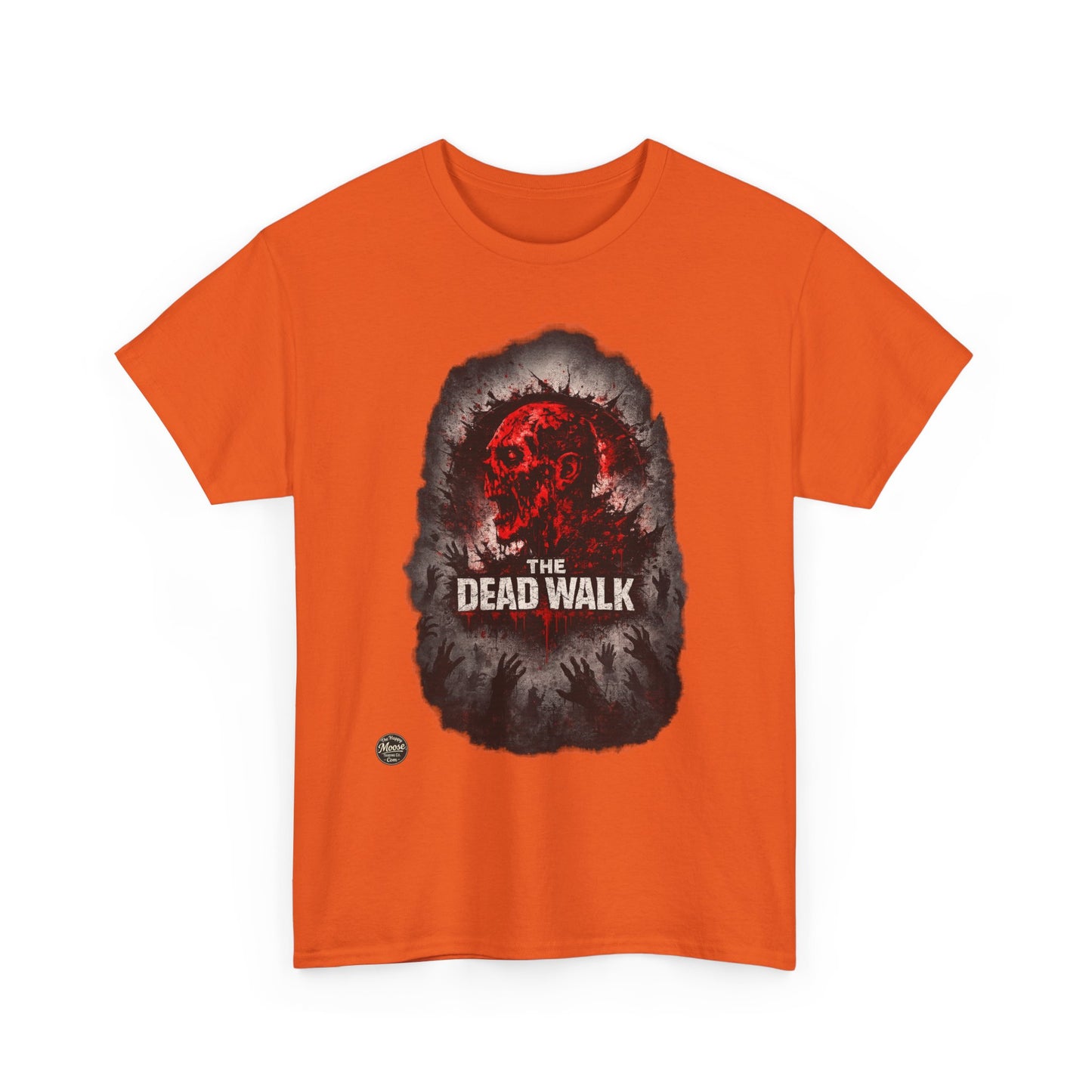 Zombie Graphic Tee — "The Dead Walk" Horror T-Shirt EZ003