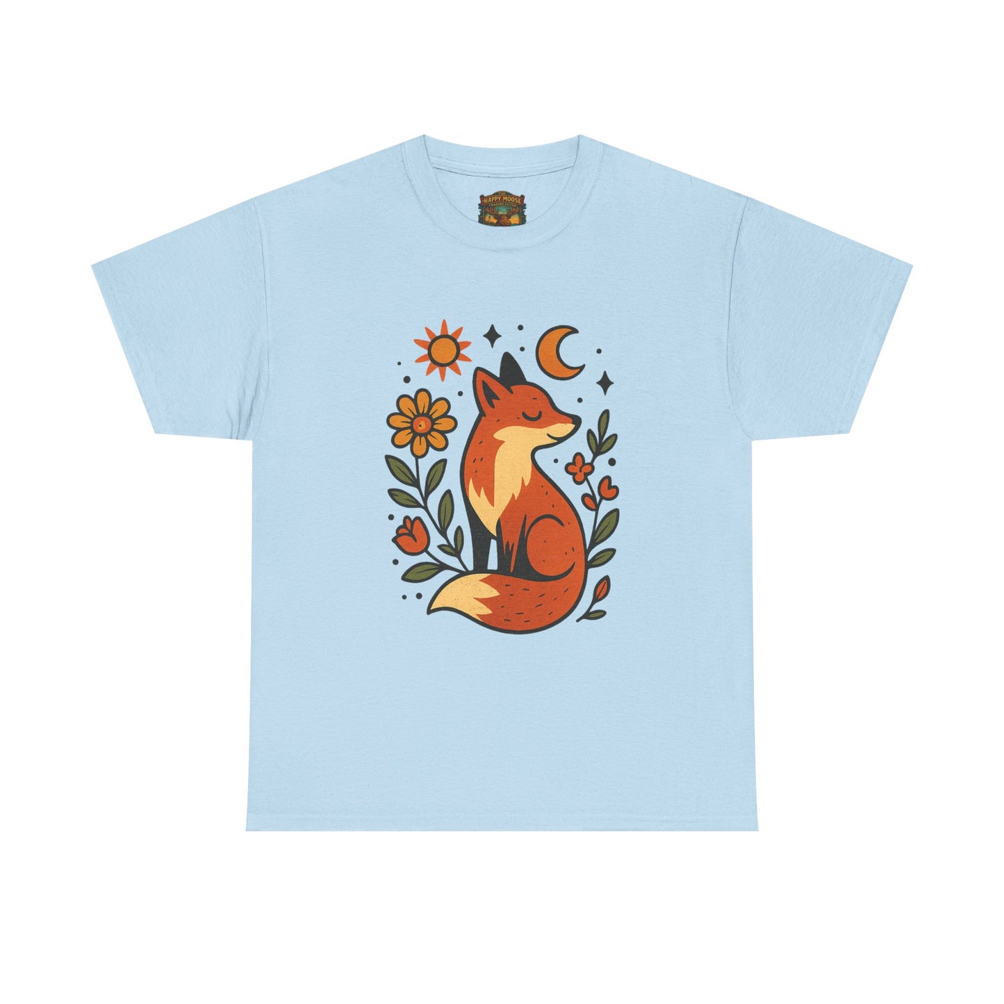 Fox Illustration T-Shirt | Cute Woodland Animal Tee