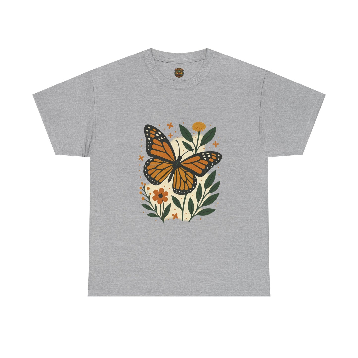 Butterfly T-Shirt — Delicate Monarch Tee for Nature Lovers