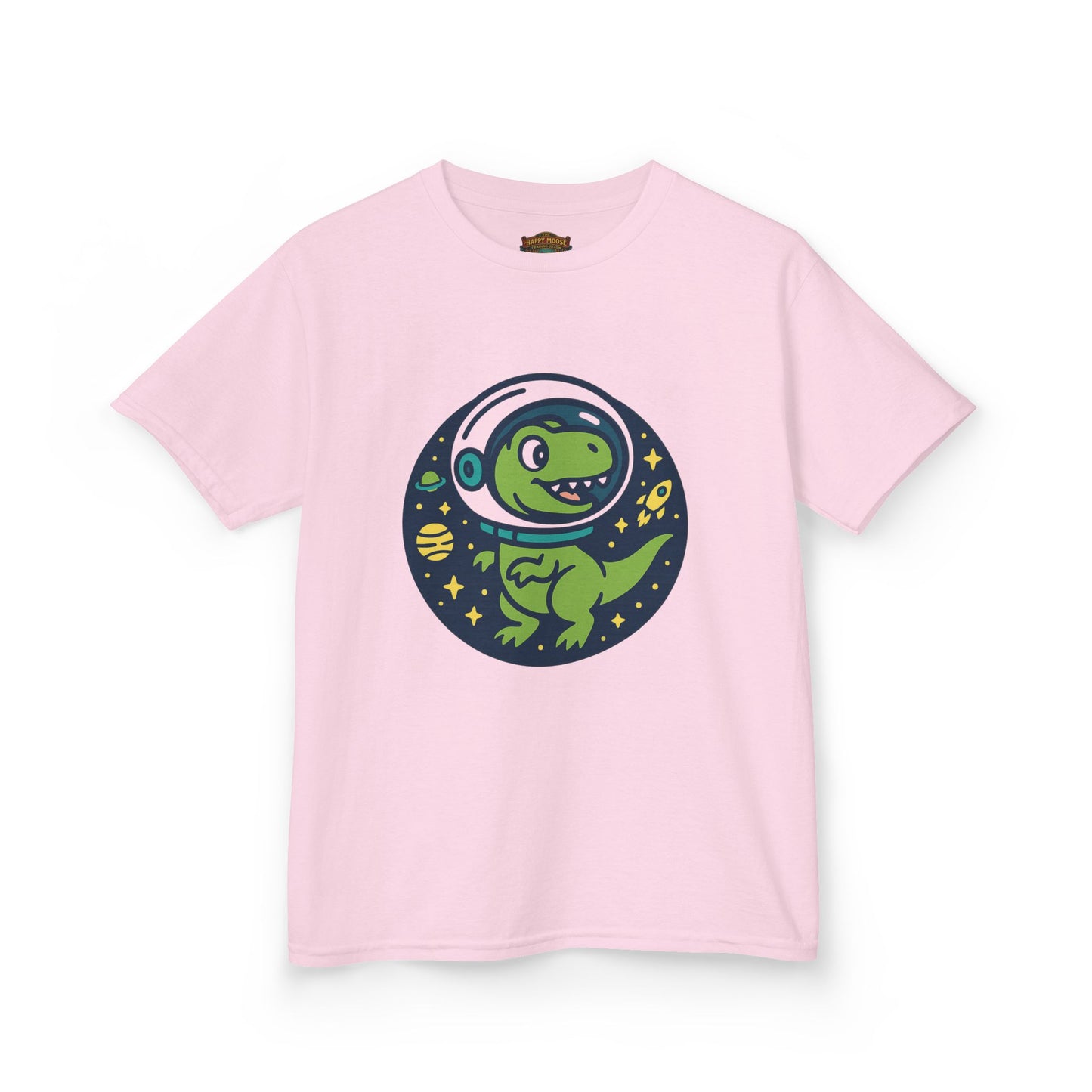 Kids Tee — Space Dino Astronaut Graphic