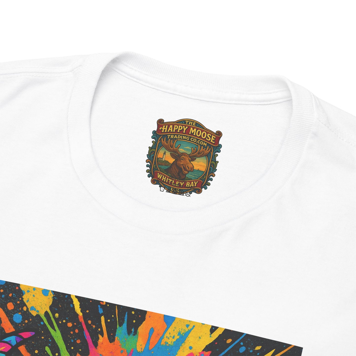 Psychedelic Highland Cow T-Shirt | Retro Rainbow Cow Art 4