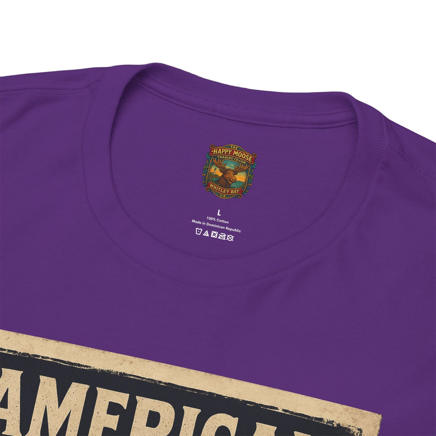 American Iron motorcycle poster Tee | Born to Ride vintage biker graphic T-Shirt