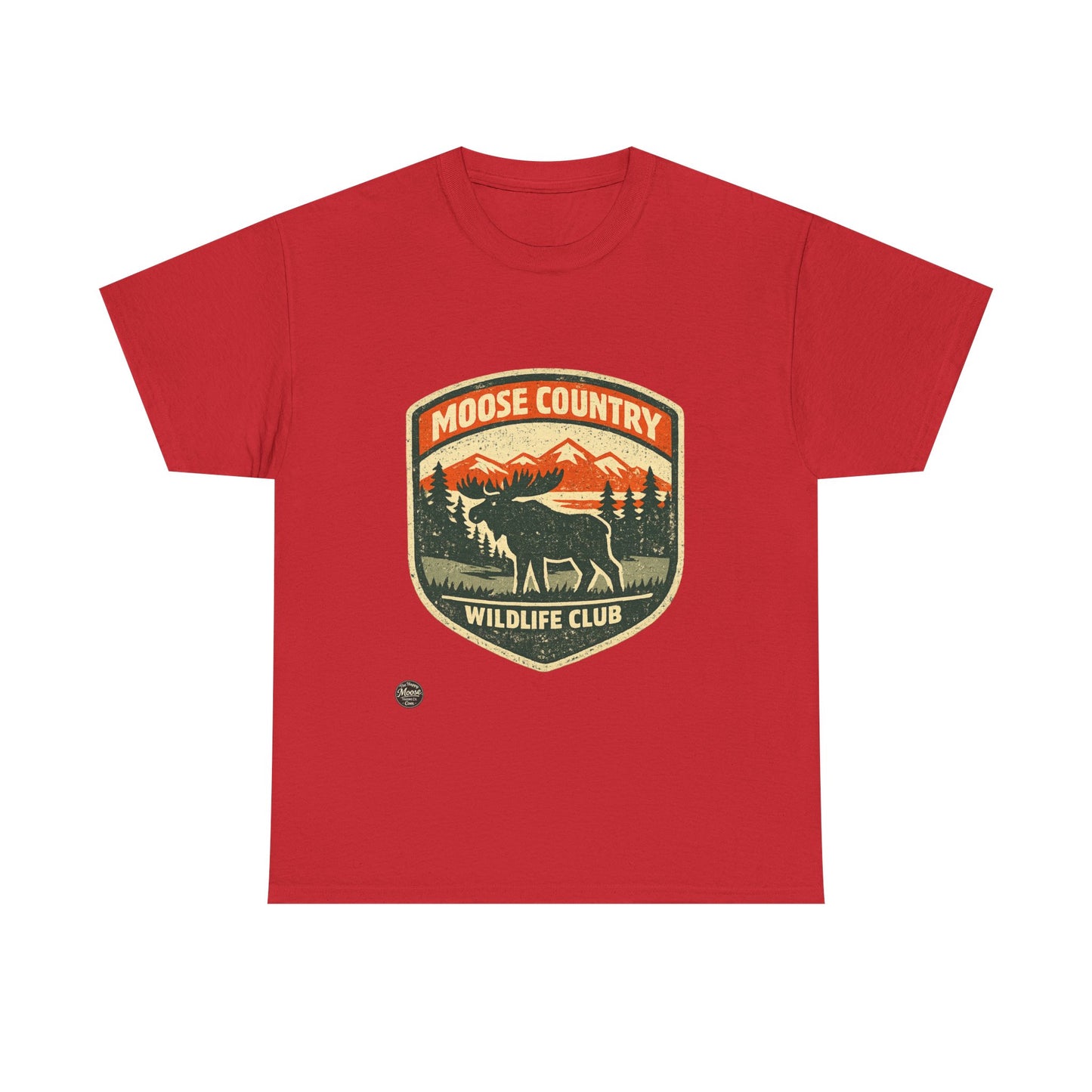 Moose Country Wildlife Club T-Shirt — Outdoor Hunting & Nature Tee