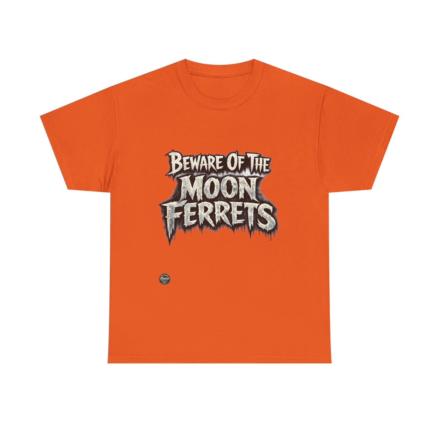 Beware of the Moon Ferrets T-Shirt — Cute Spooky Ferret Graphic Tee