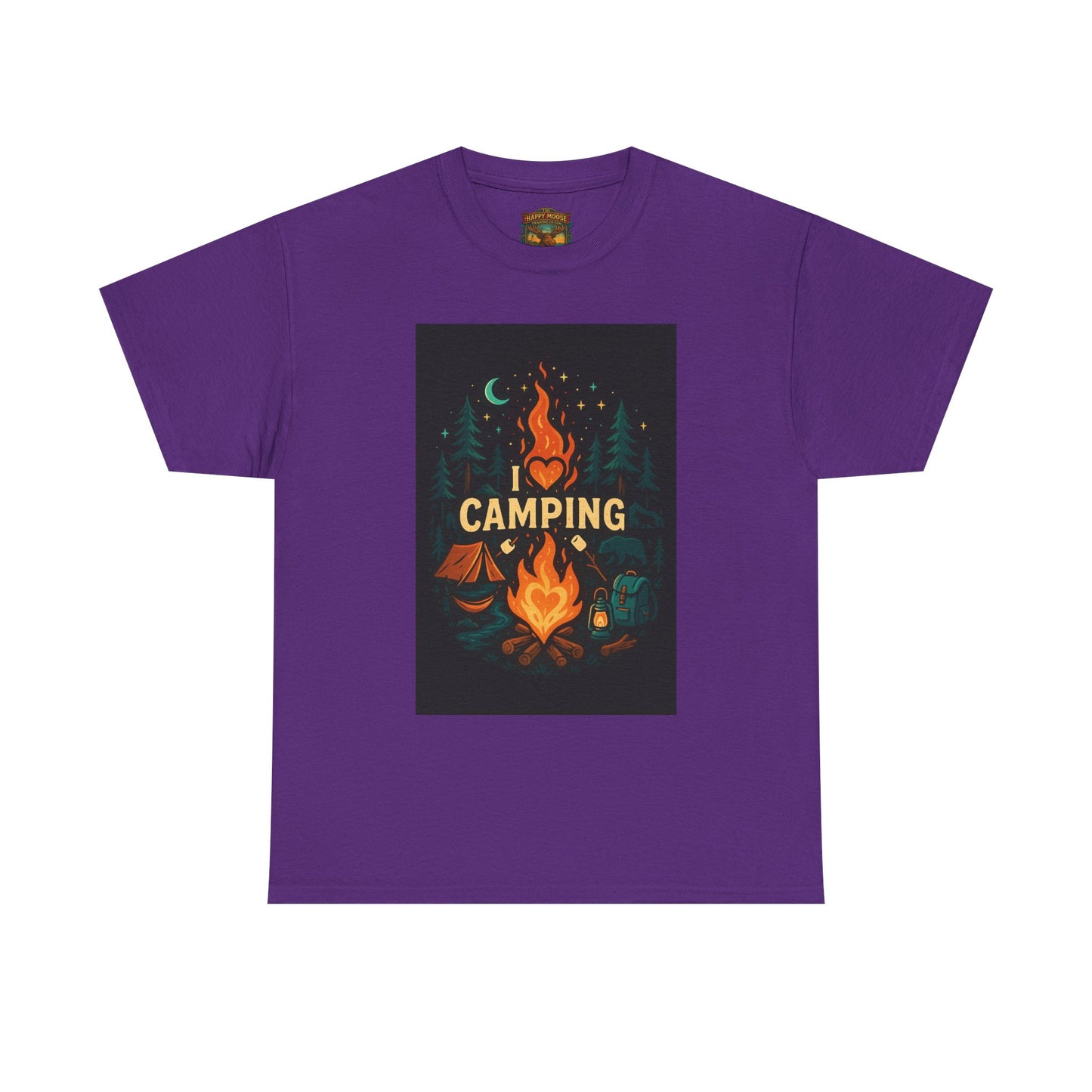 Camping Campfire Graphic Tee | Outdoor Adventure Shirt