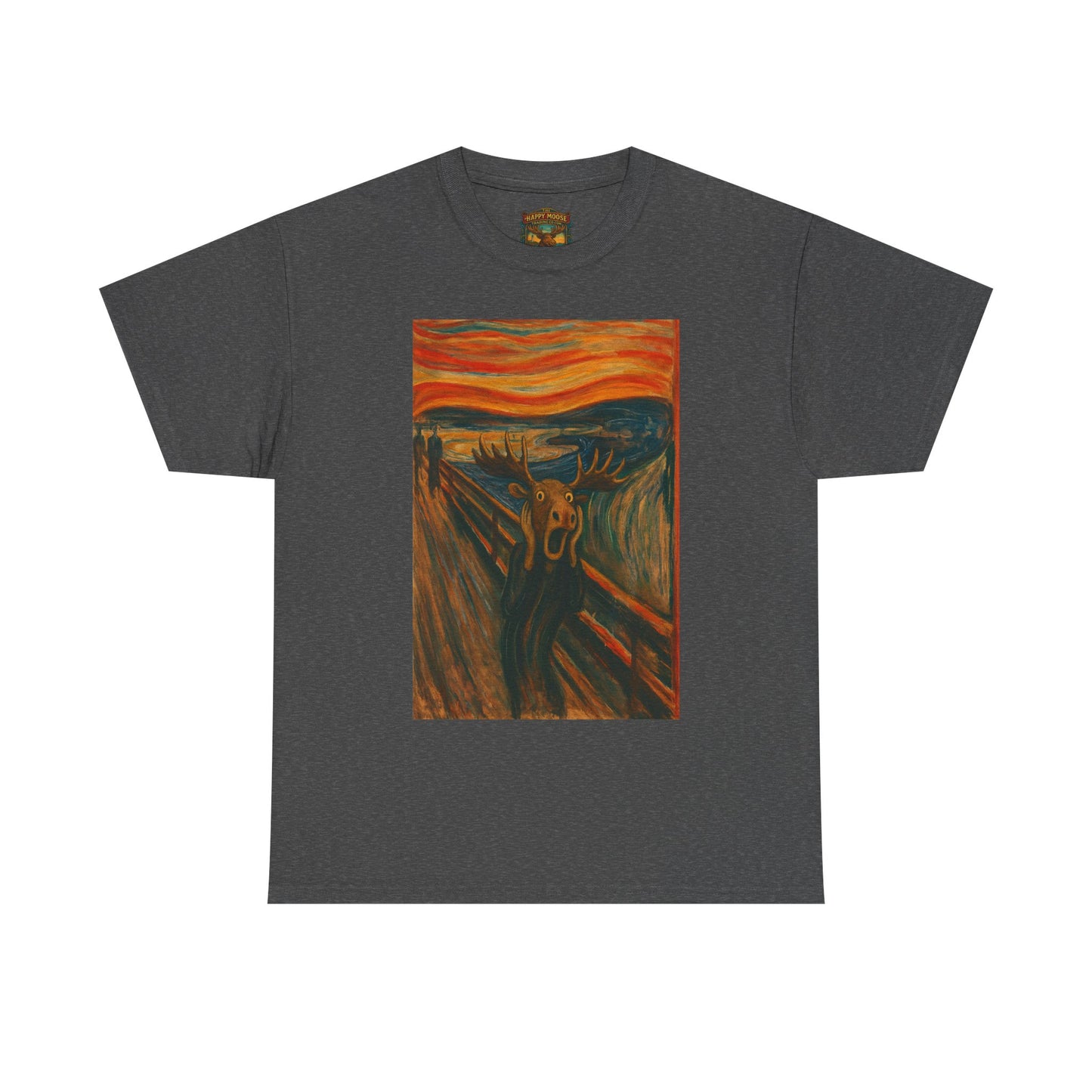 The Scream Art Print T‑Shirt — Vintage Expressionist Graphic Tee