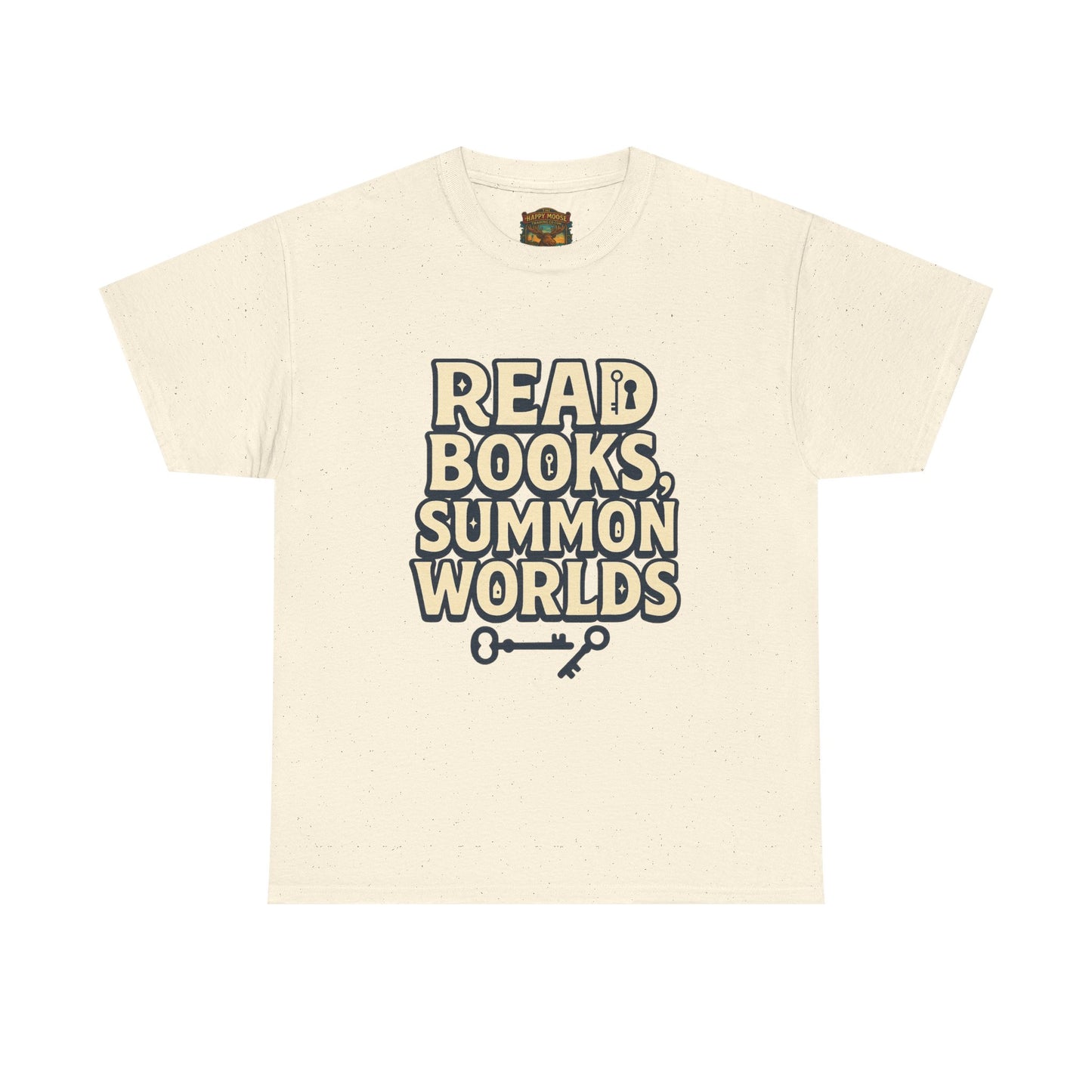 Read Books Summon Worlds T-Shirt — Literary Fantasy Book Lover Tee