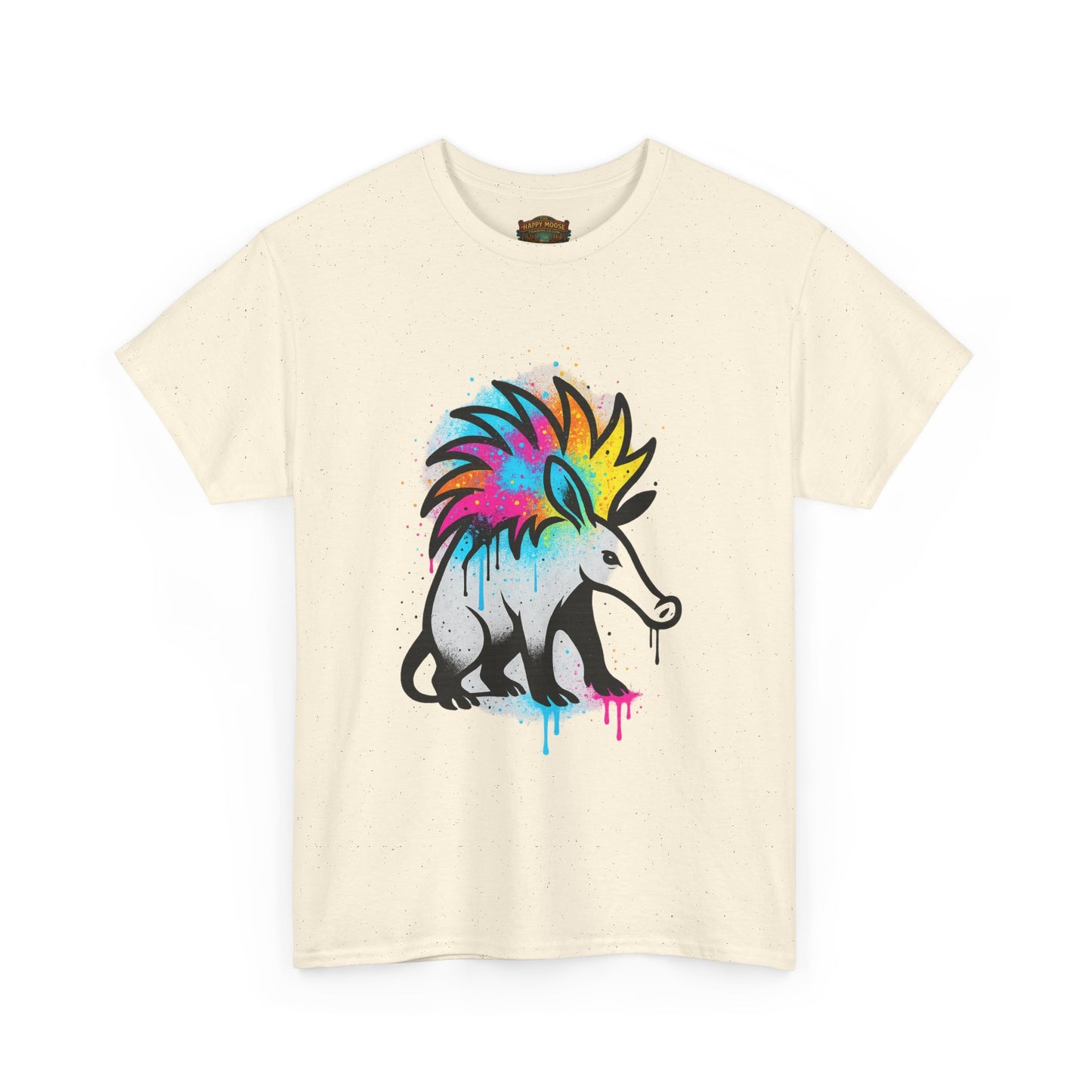 Porcupine Graffiti T-Shirt — Colorful Street Art Animal Tee