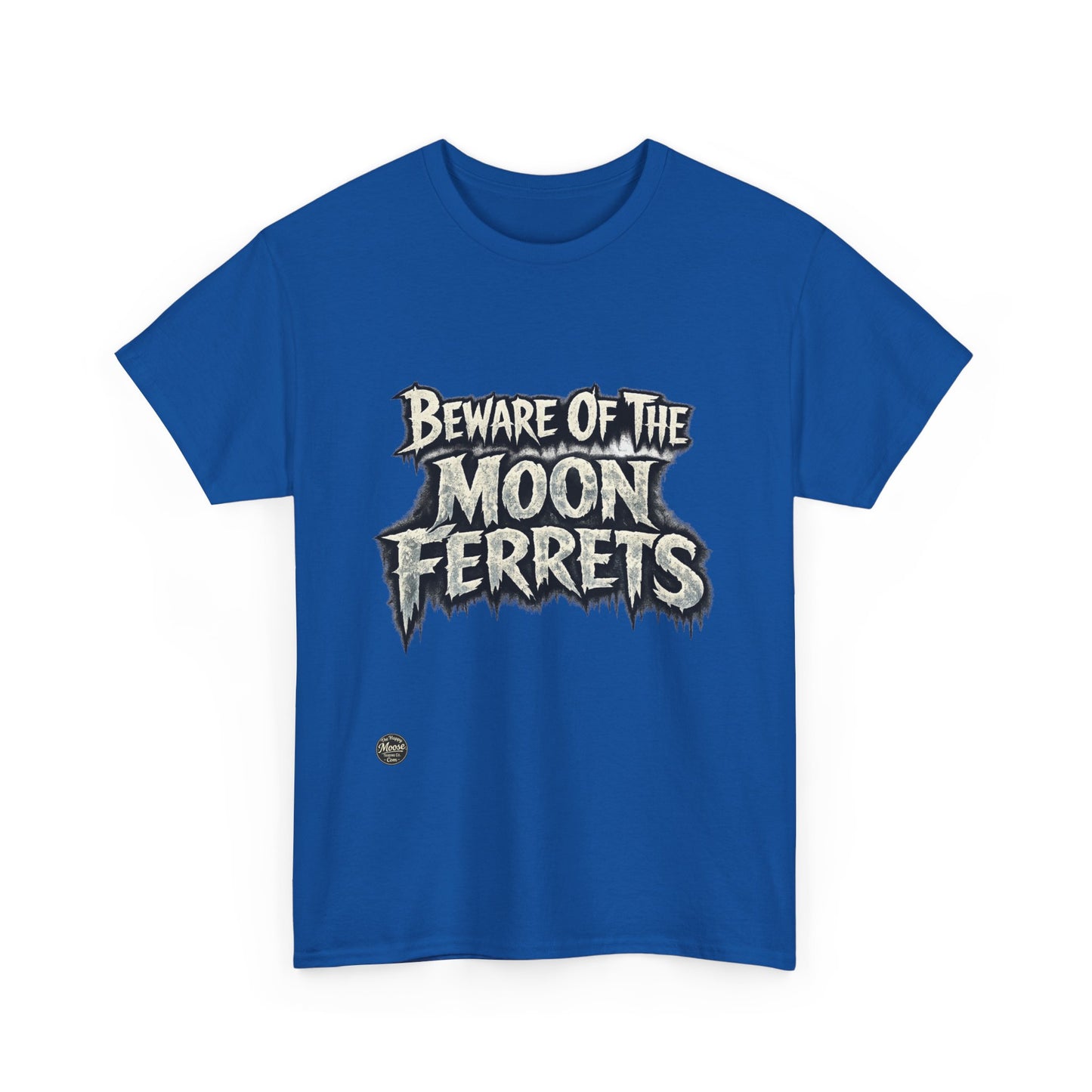 Beware of the Moon Ferrets T-Shirt — Cute Spooky Ferret Graphic Tee