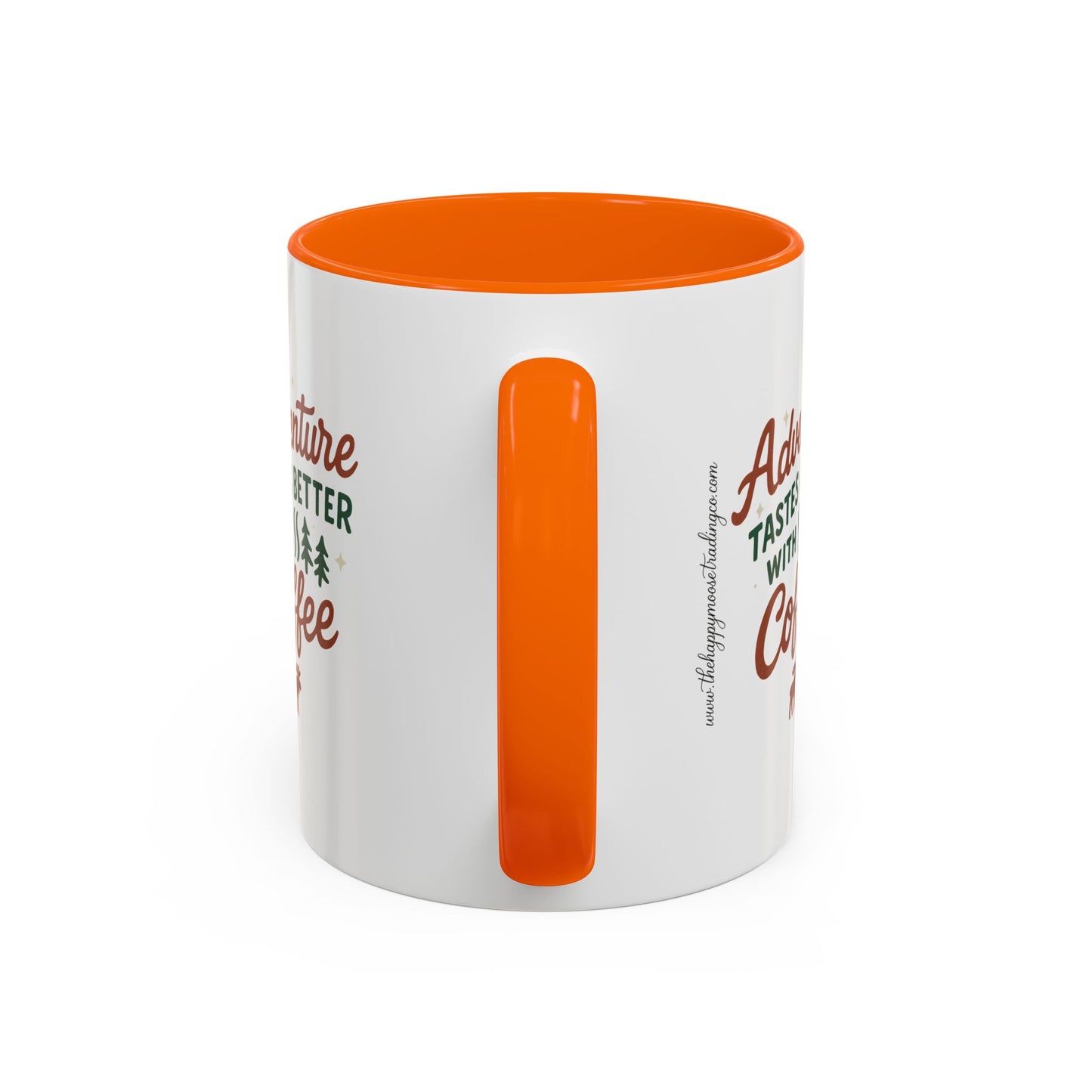 Adventure Tastes Better With Coffee Mug — "Adventure Tastes Better with Coffee" Rustic Outdoor Camper Gift (11/15oz)