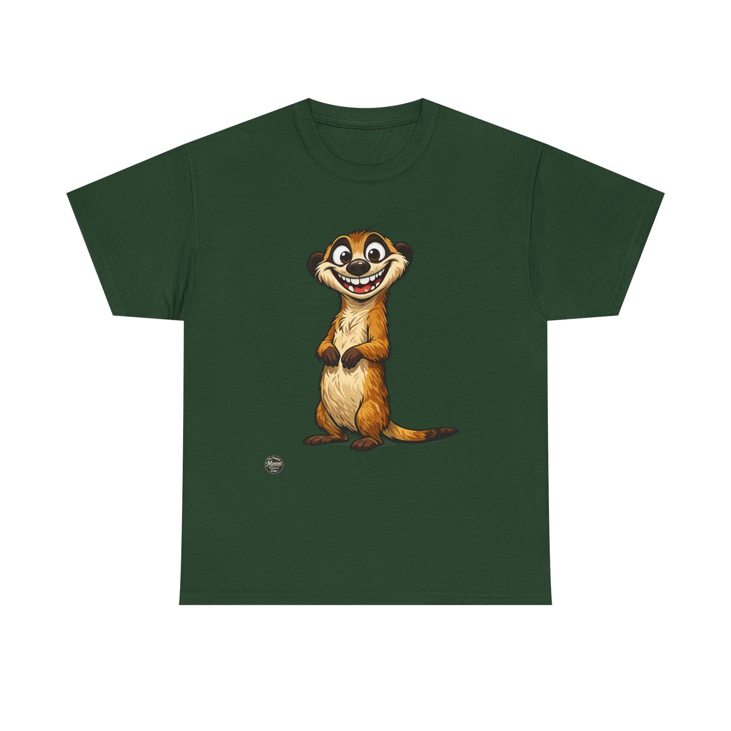 Meerkat Cute Cartoon T-Shirt — Playful Wildlife Tee
