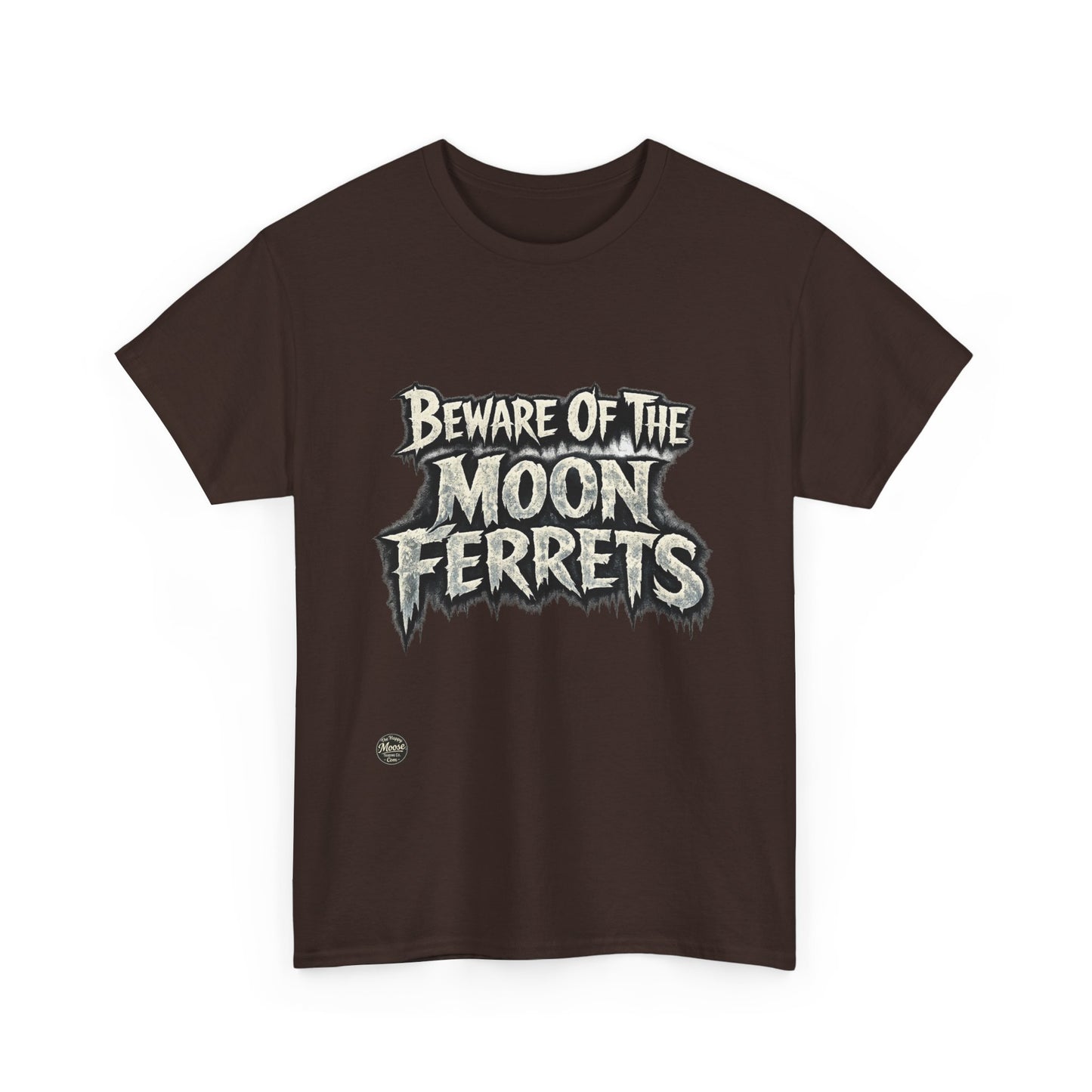 Beware of the Moon Ferrets T-Shirt — Cute Spooky Ferret Graphic Tee
