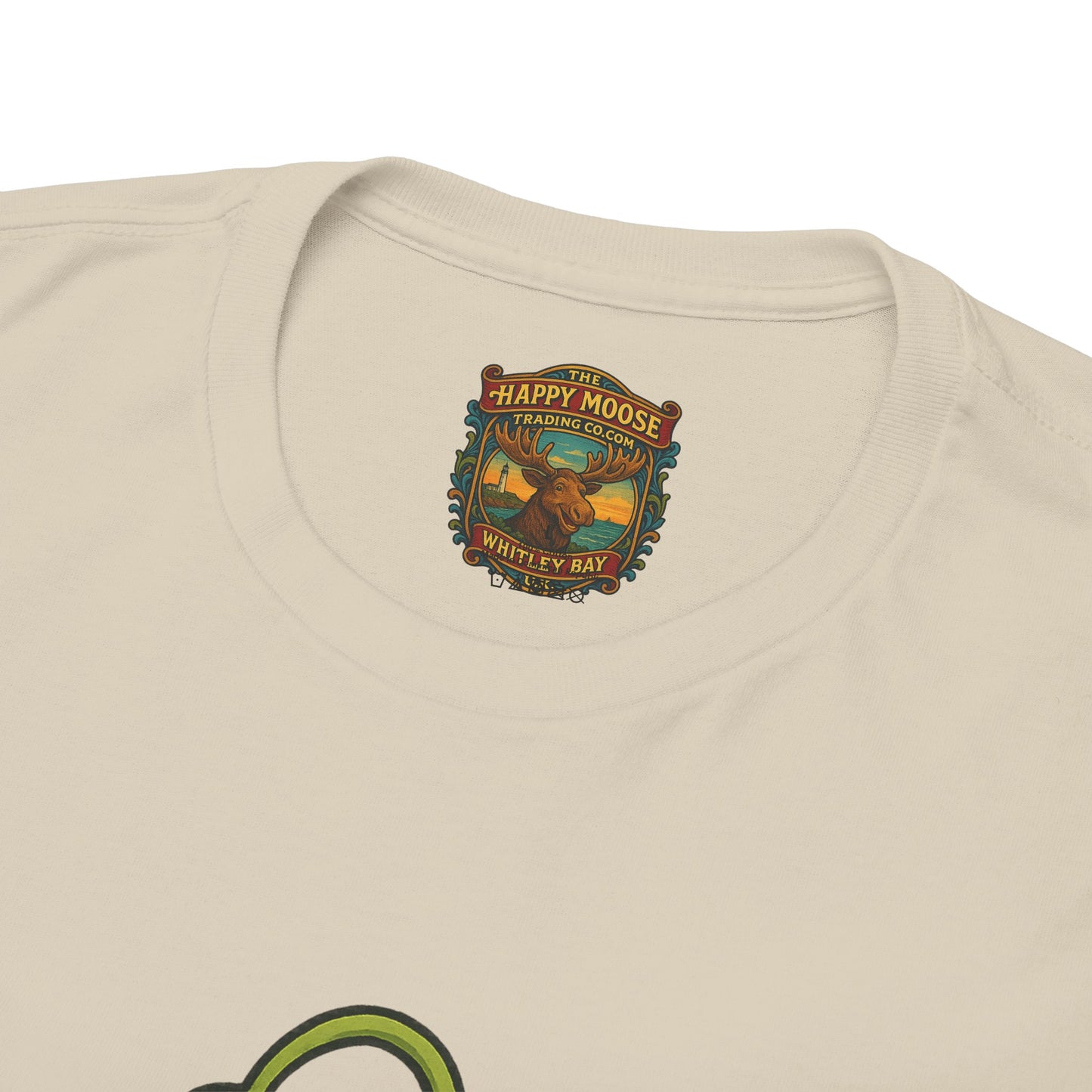 Green Alien Cartoon Tee | Funny Space Monster Illustration