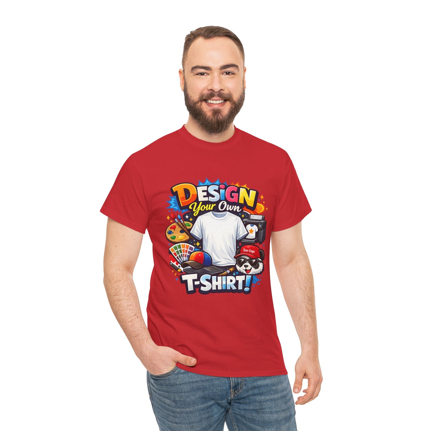 Custom 'Design Your Own' T-Shirt — Personalized Graphic Tee (Front Print)