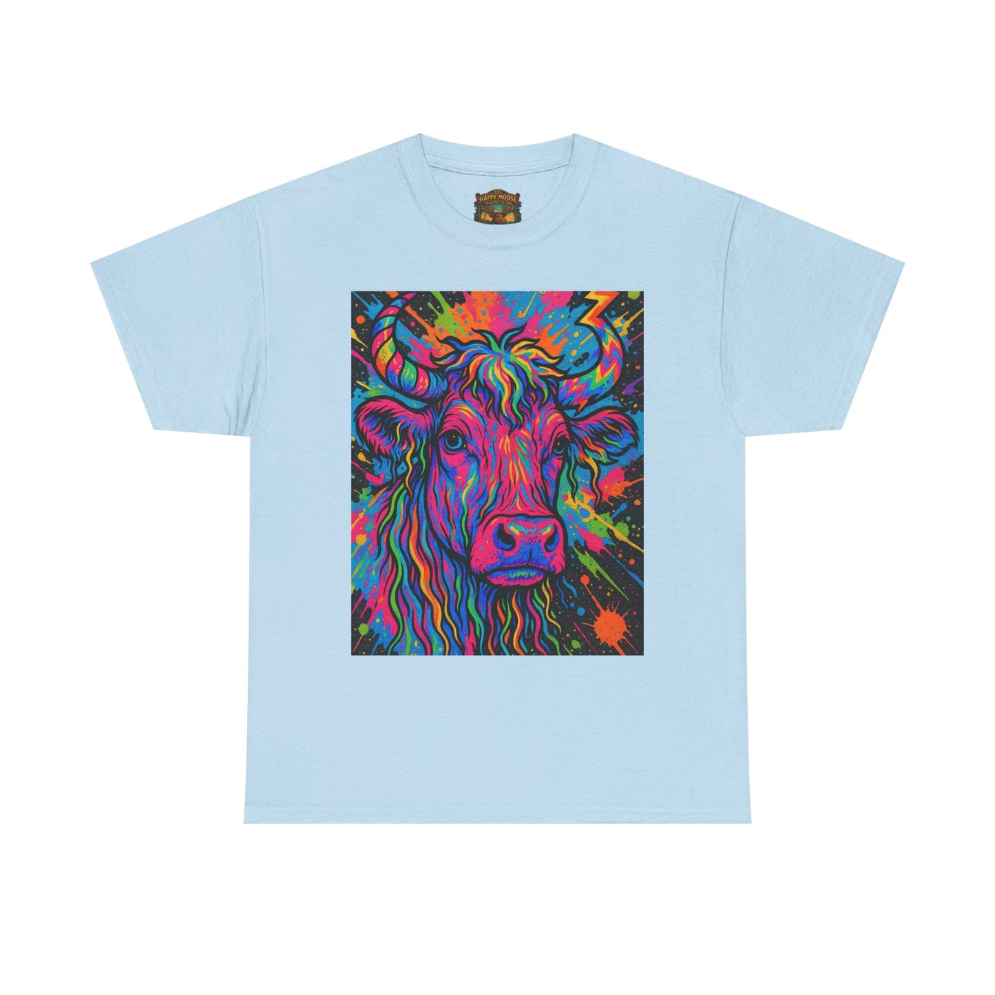 Psychedelic Cow Art Tee