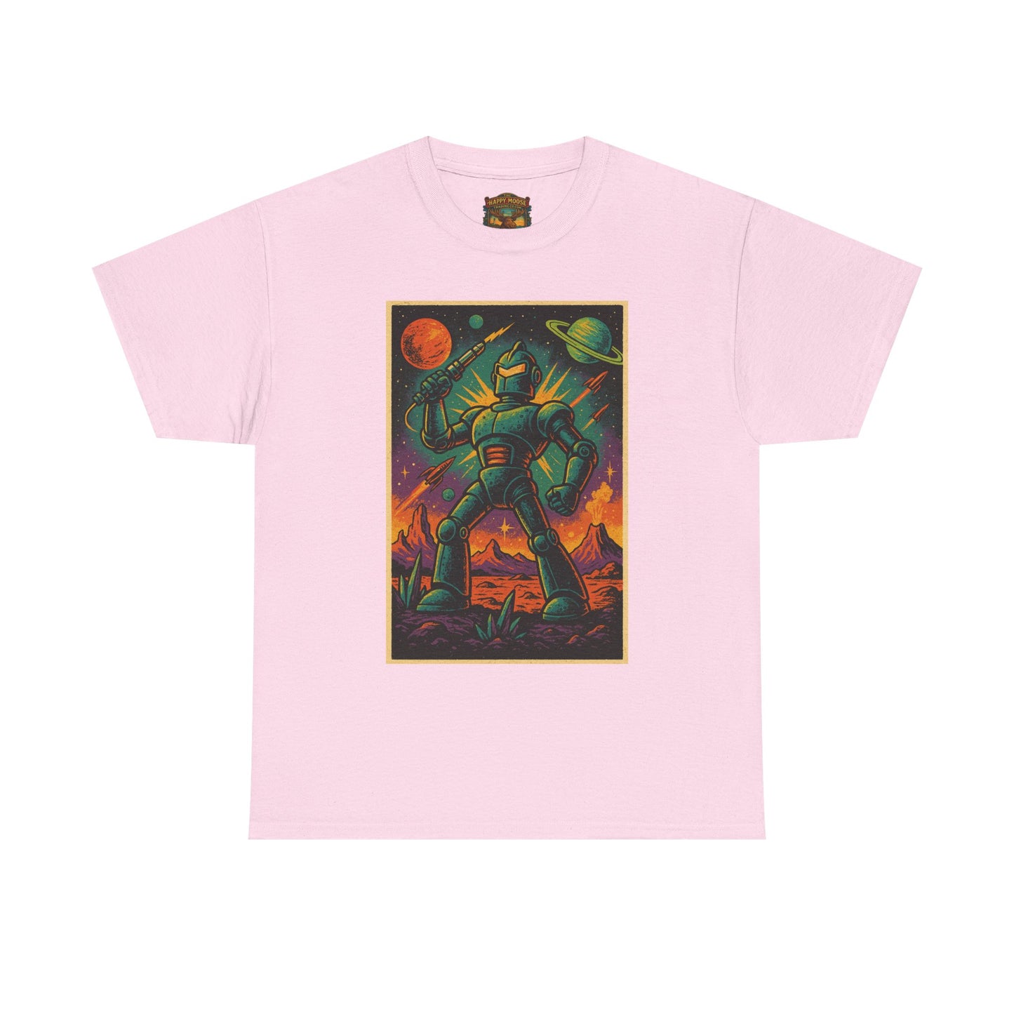 Space Robot T-Shirt | Retro Astronaut Droid Graphic Tee