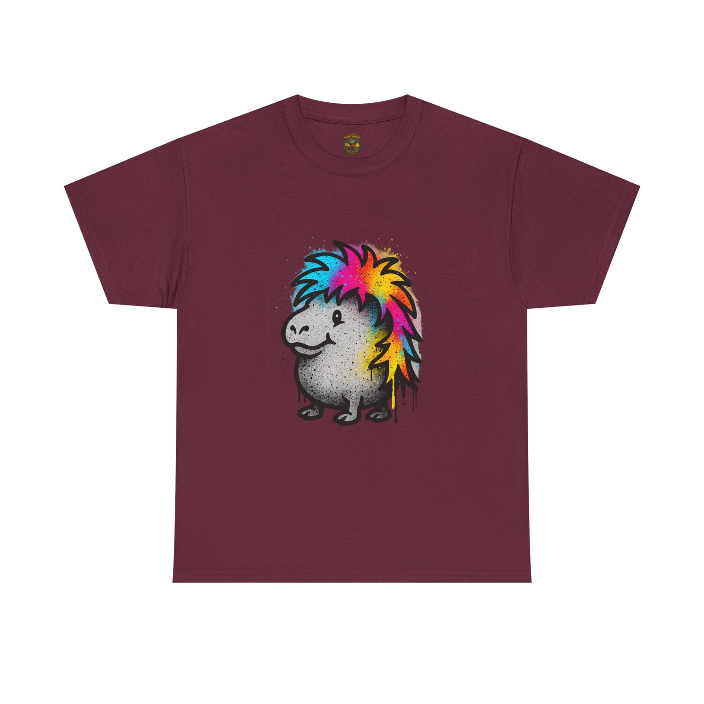 Rainbow Mohawk Quokka T-Shirt — Cute Colorful Quokka Tee