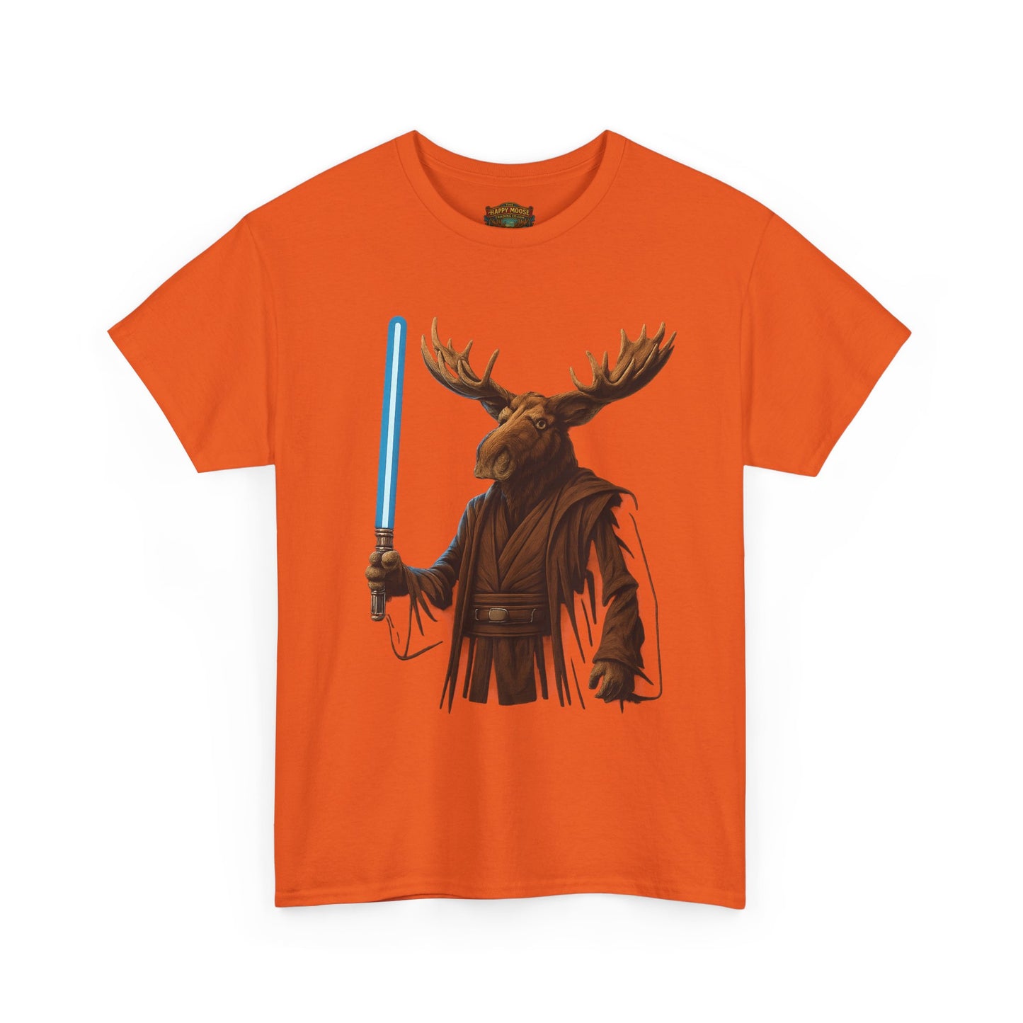 Moose Wars T‑Shirt — Funny Star Wars Inspired Moose with Lightsaber