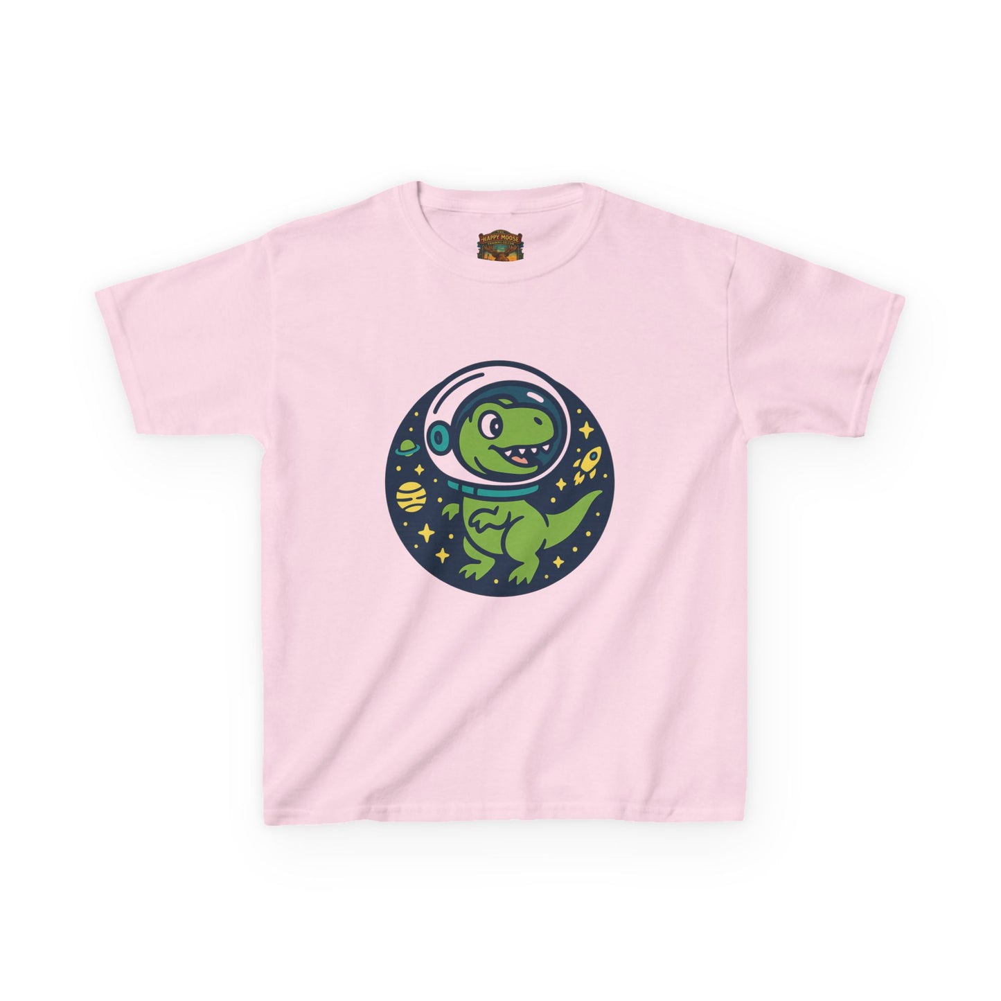 Kids Tee — Space Dino Astronaut Graphic