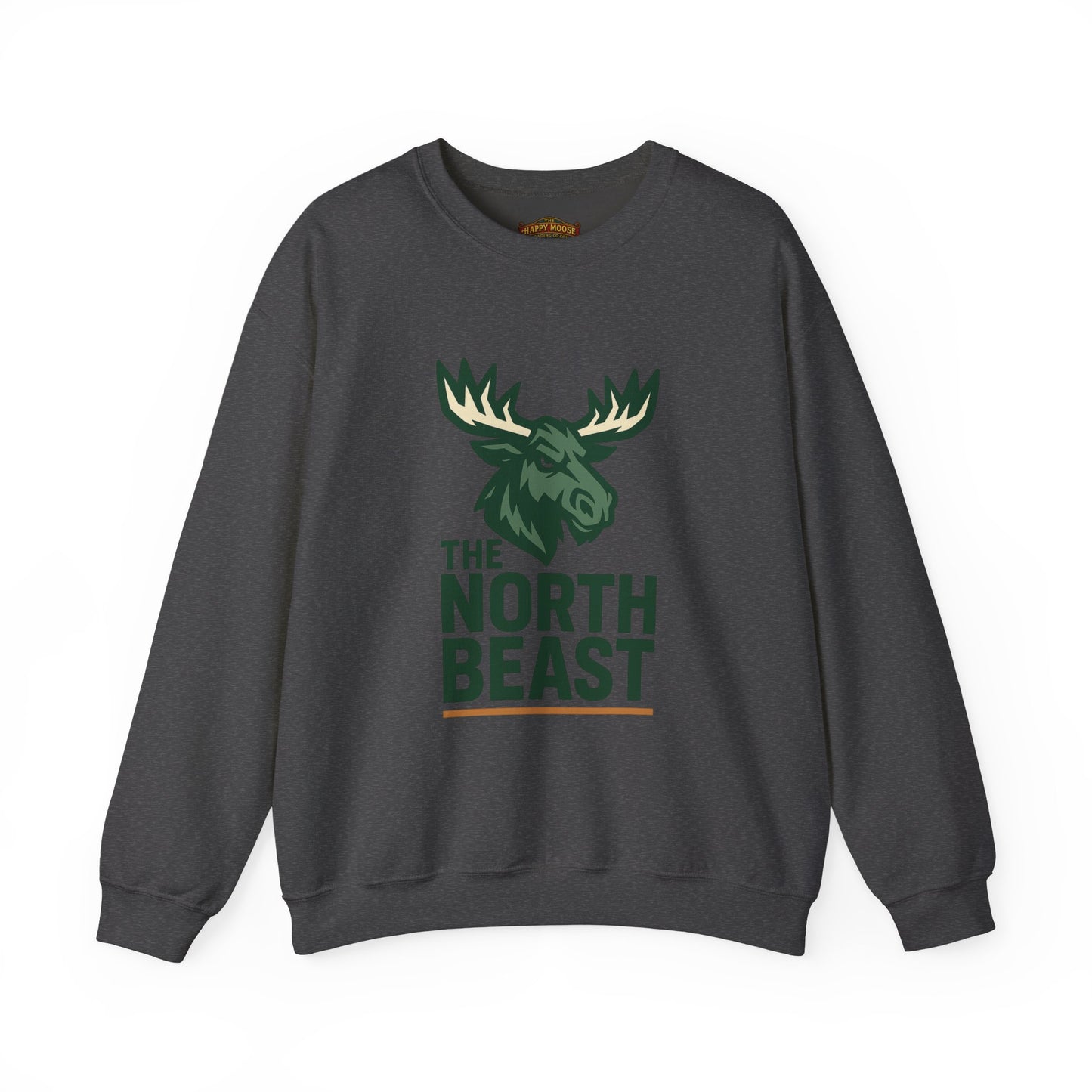 Crewneck Sweatshirt — "The North Beast" Moose Logo Pullover